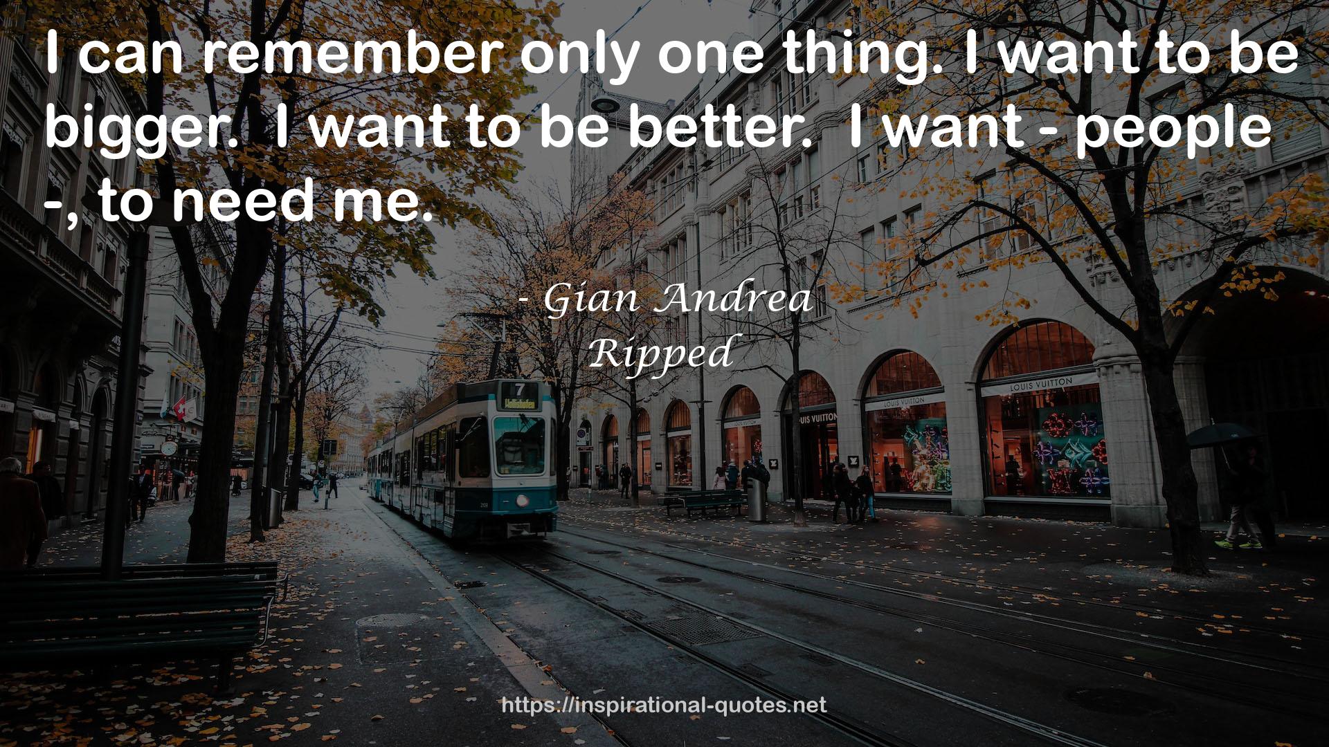 Gian Andrea QUOTES