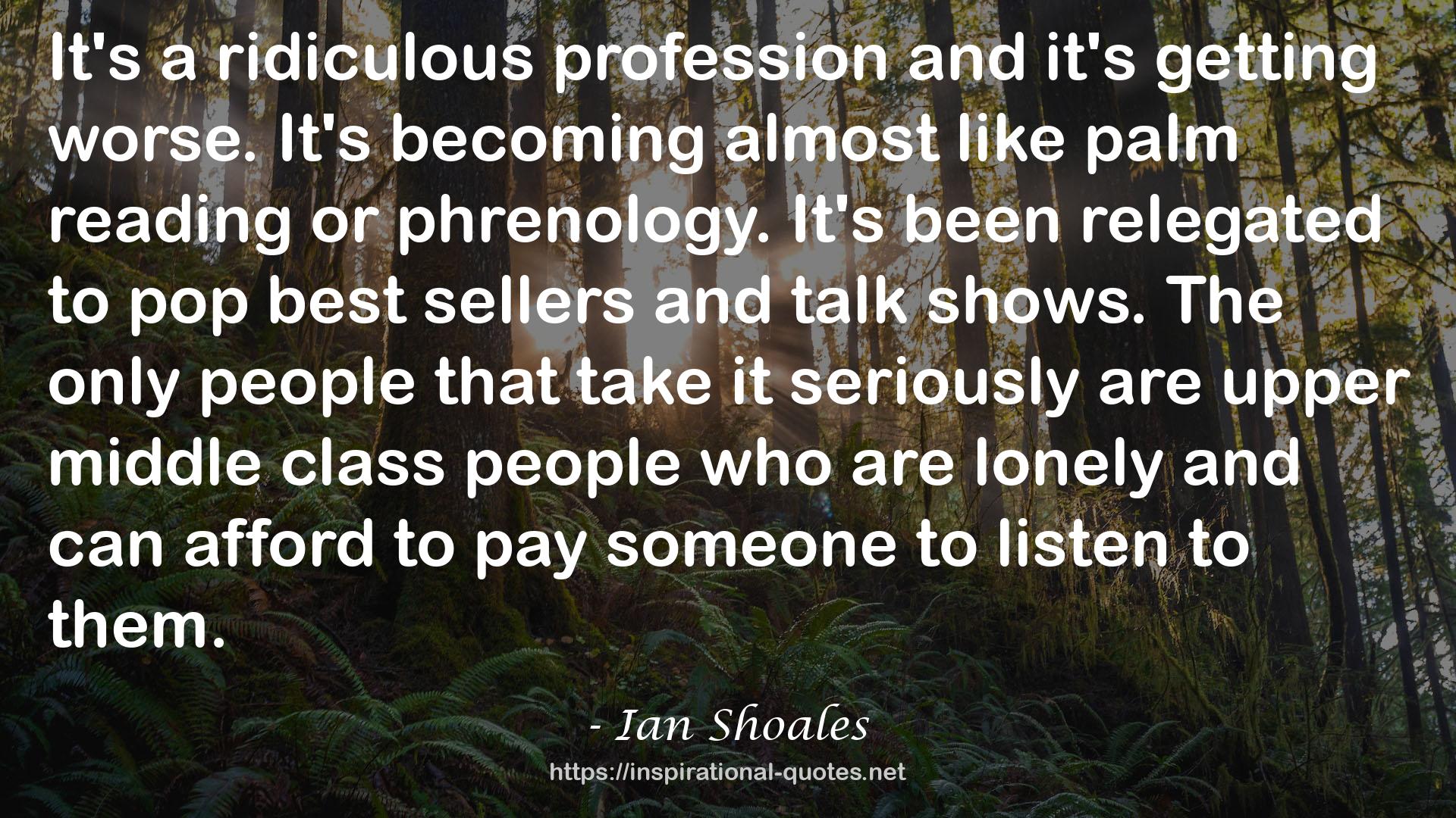 Ian Shoales QUOTES