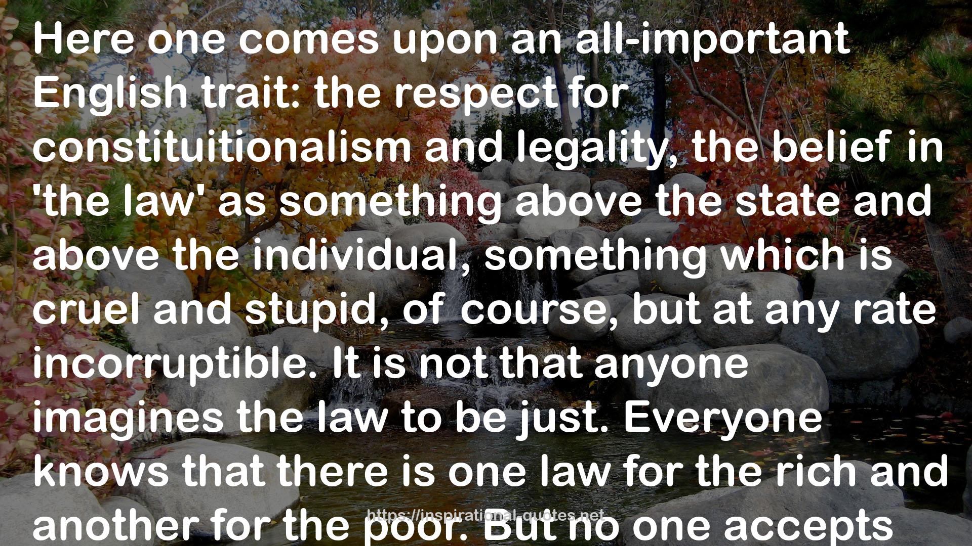 one law  QUOTES