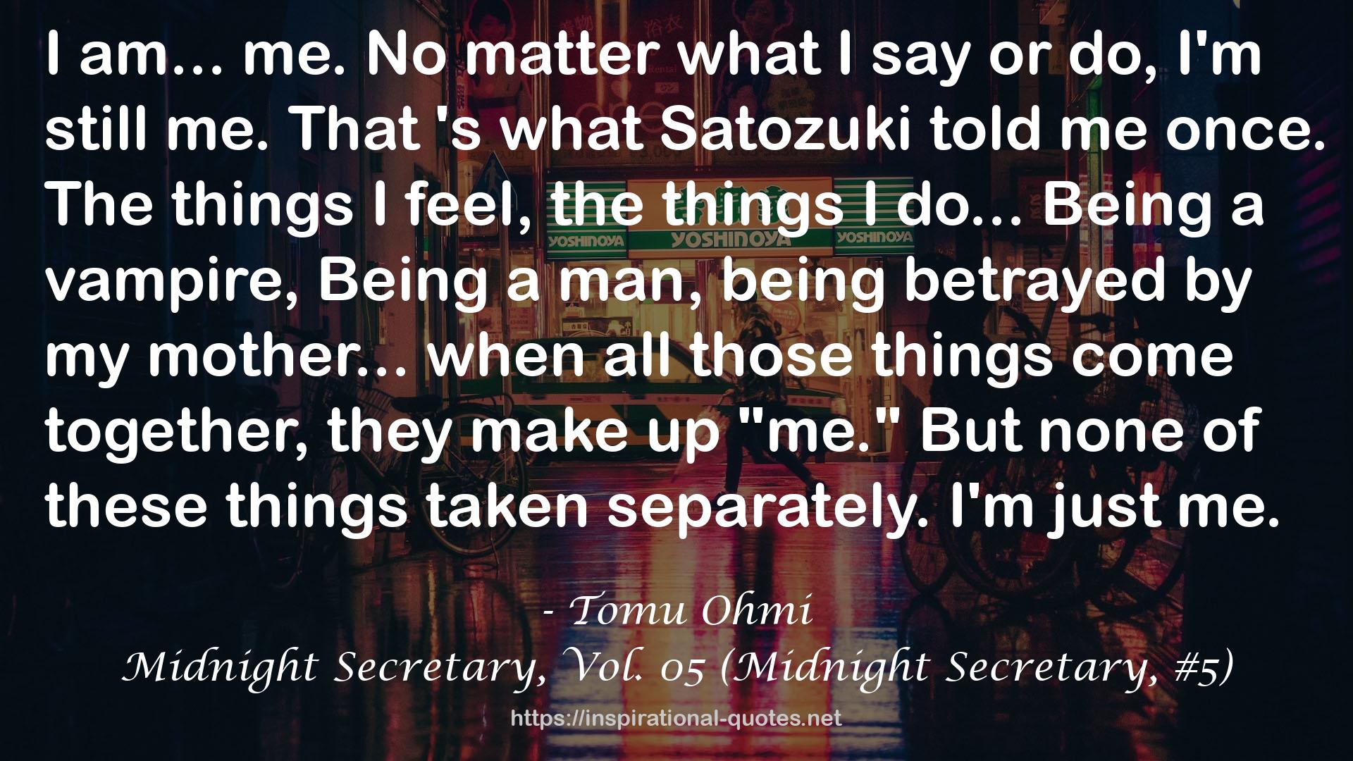 Midnight Secretary, Vol. 05 (Midnight Secretary, #5) QUOTES