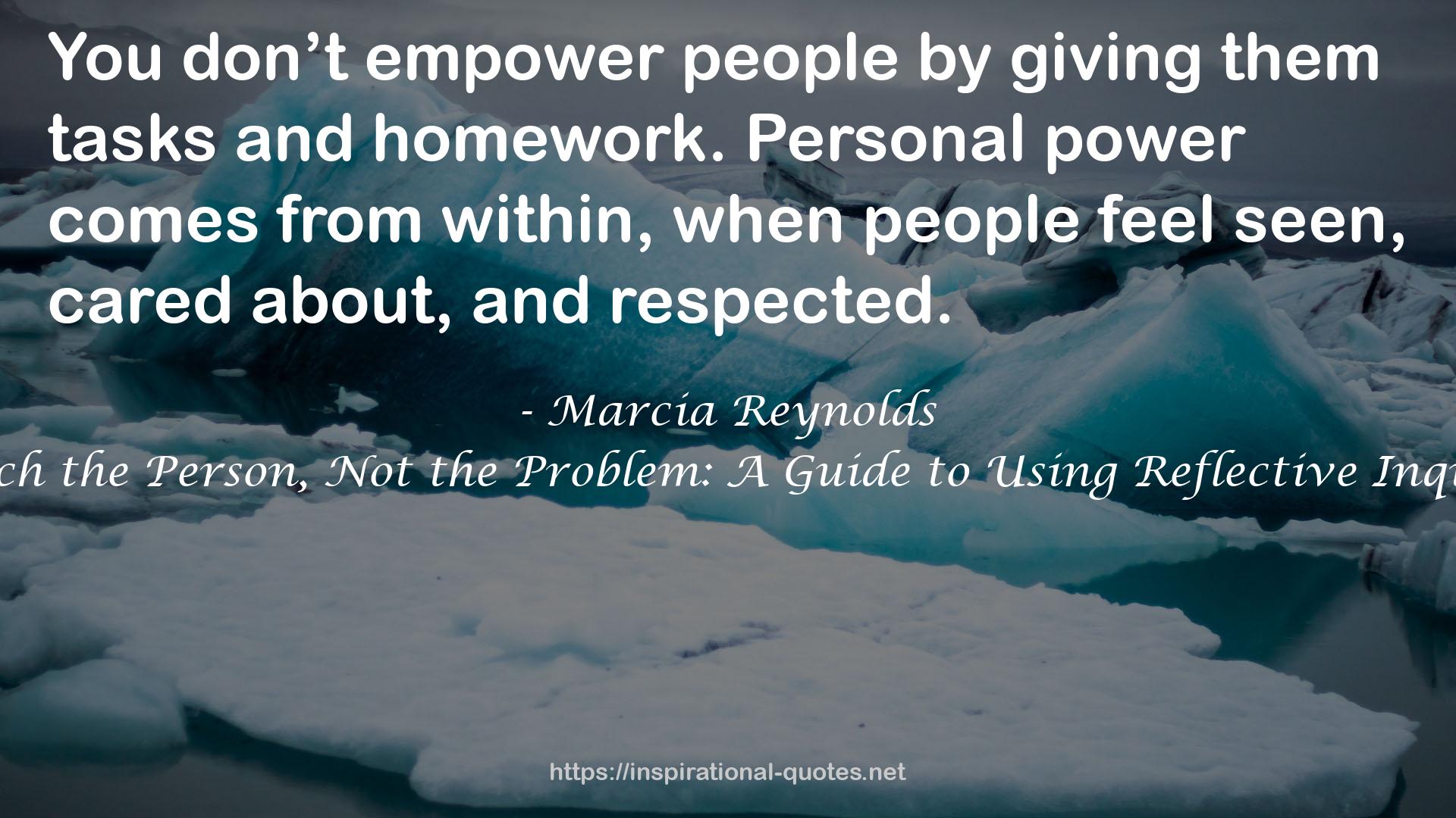 Marcia Reynolds QUOTES