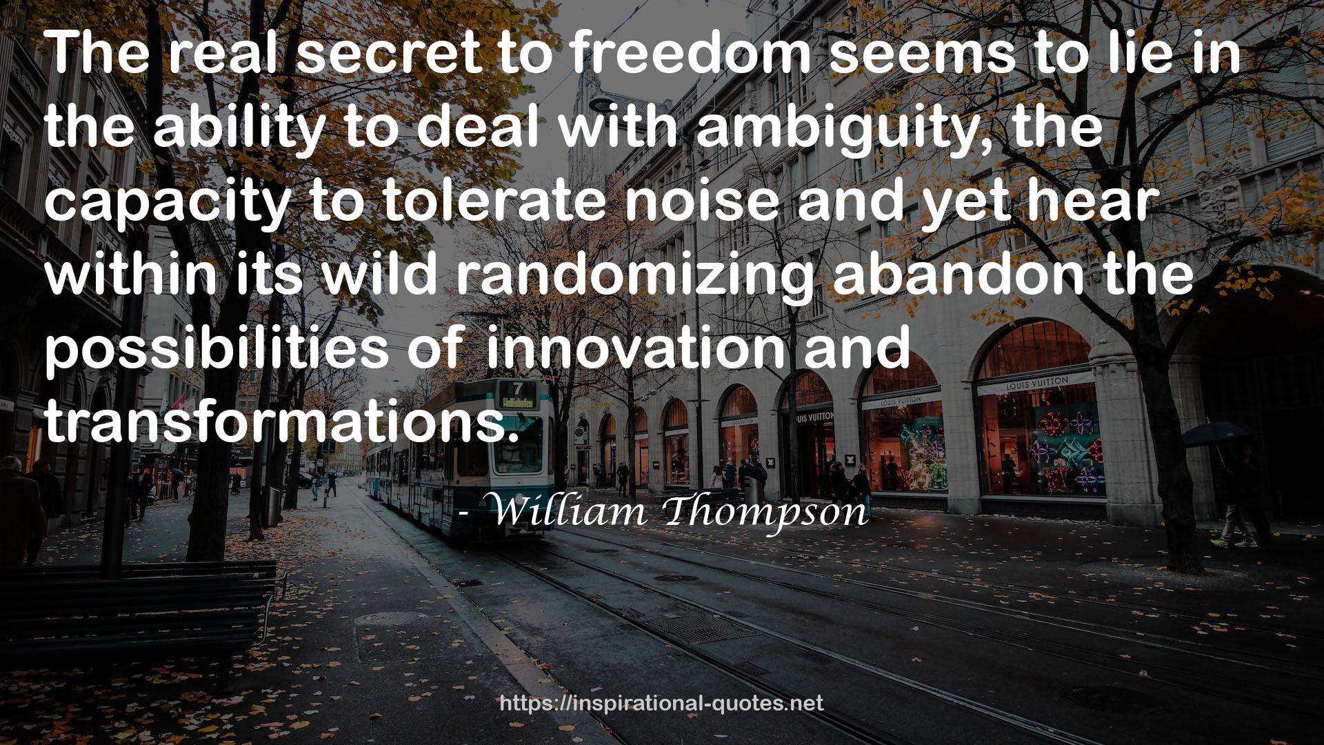 William Thompson QUOTES