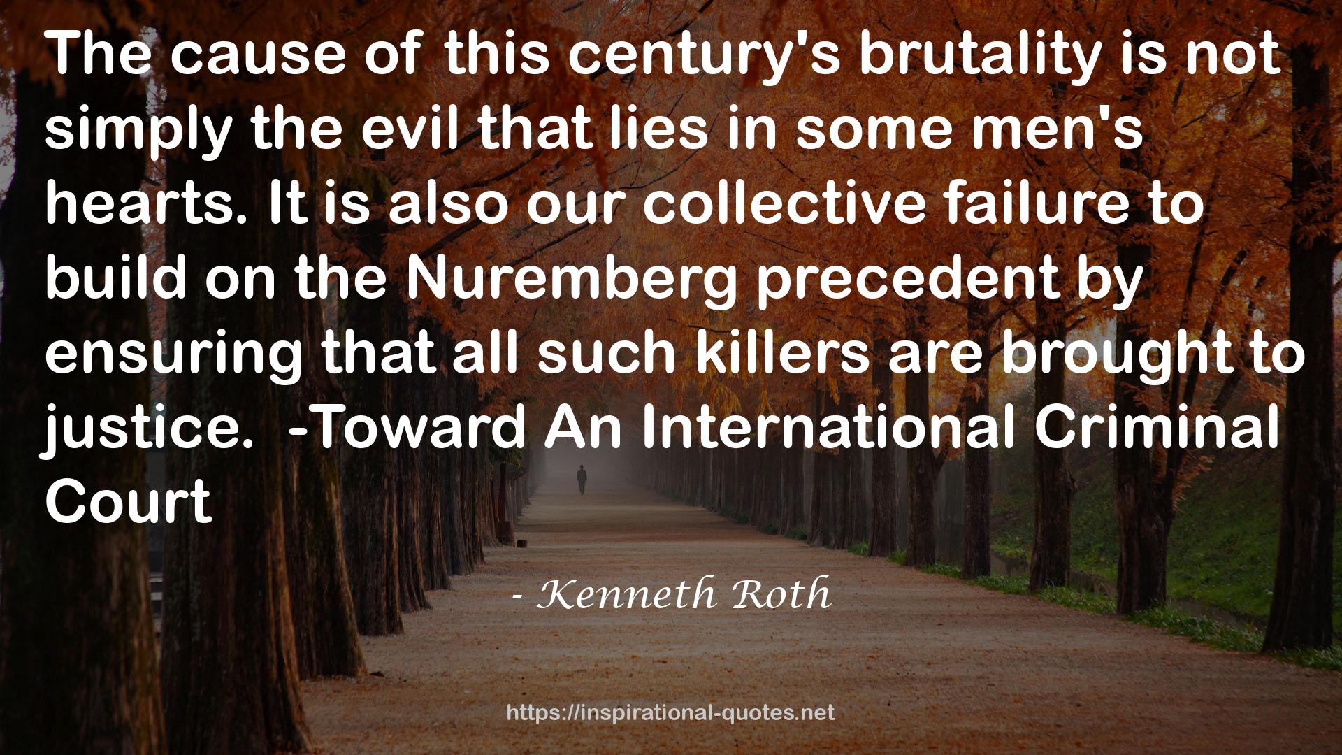 Kenneth Roth QUOTES