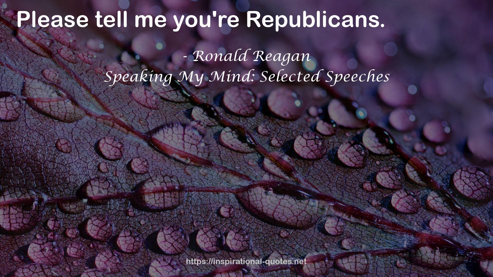 Ronald Reagan QUOTES