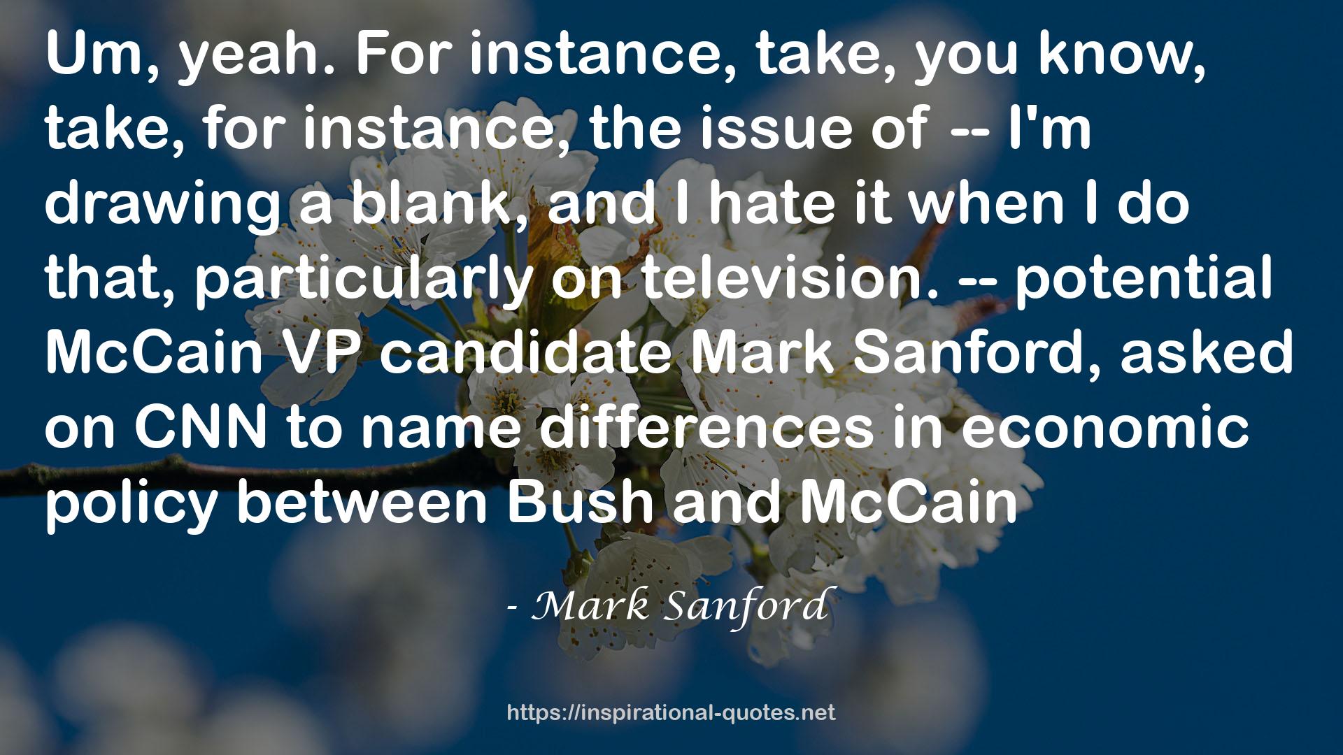 Mark Sanford QUOTES