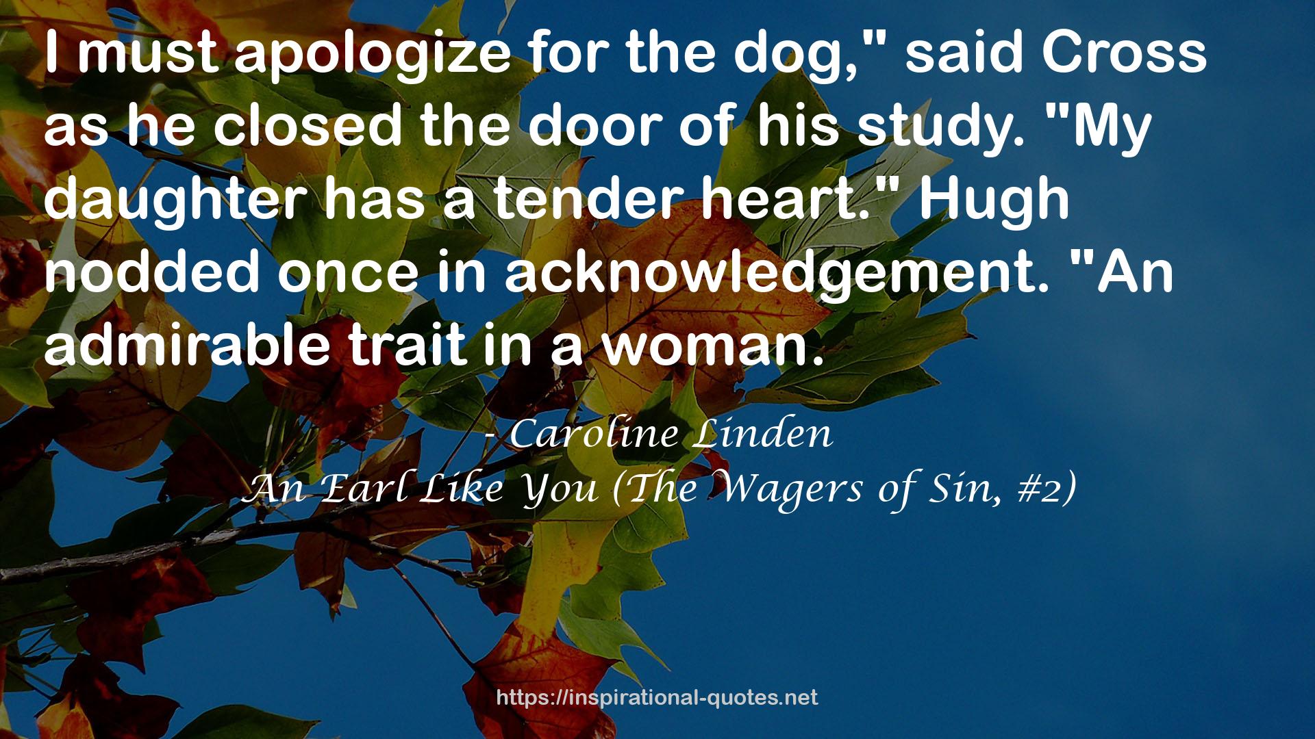 An Earl Like You (The Wagers of Sin, #2) QUOTES