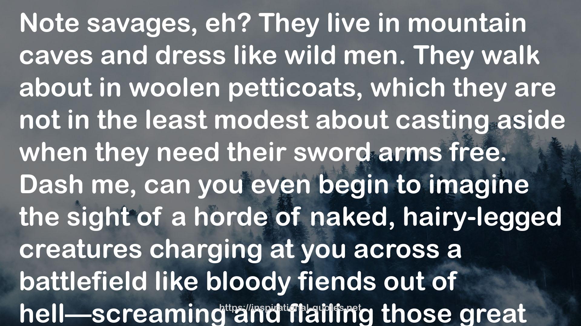The Pride of Lions (Highlands, #1) QUOTES