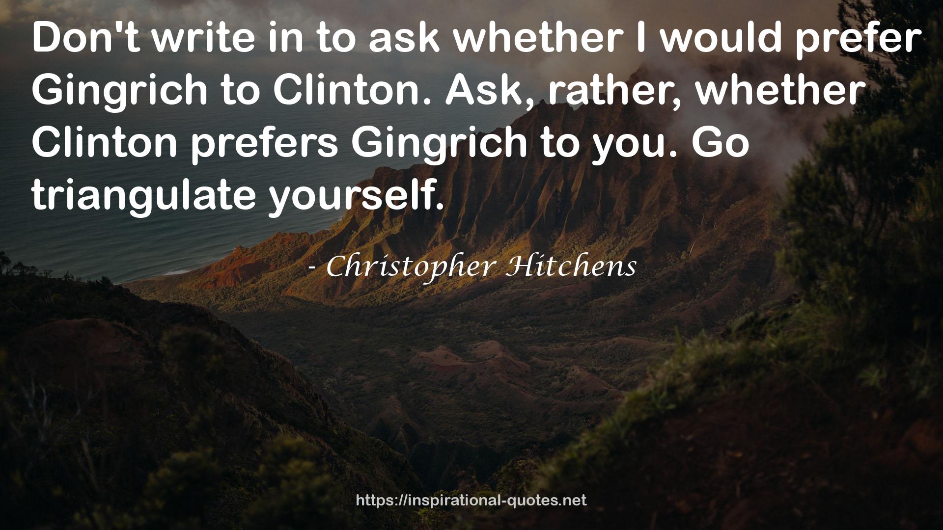 Christopher Hitchens QUOTES