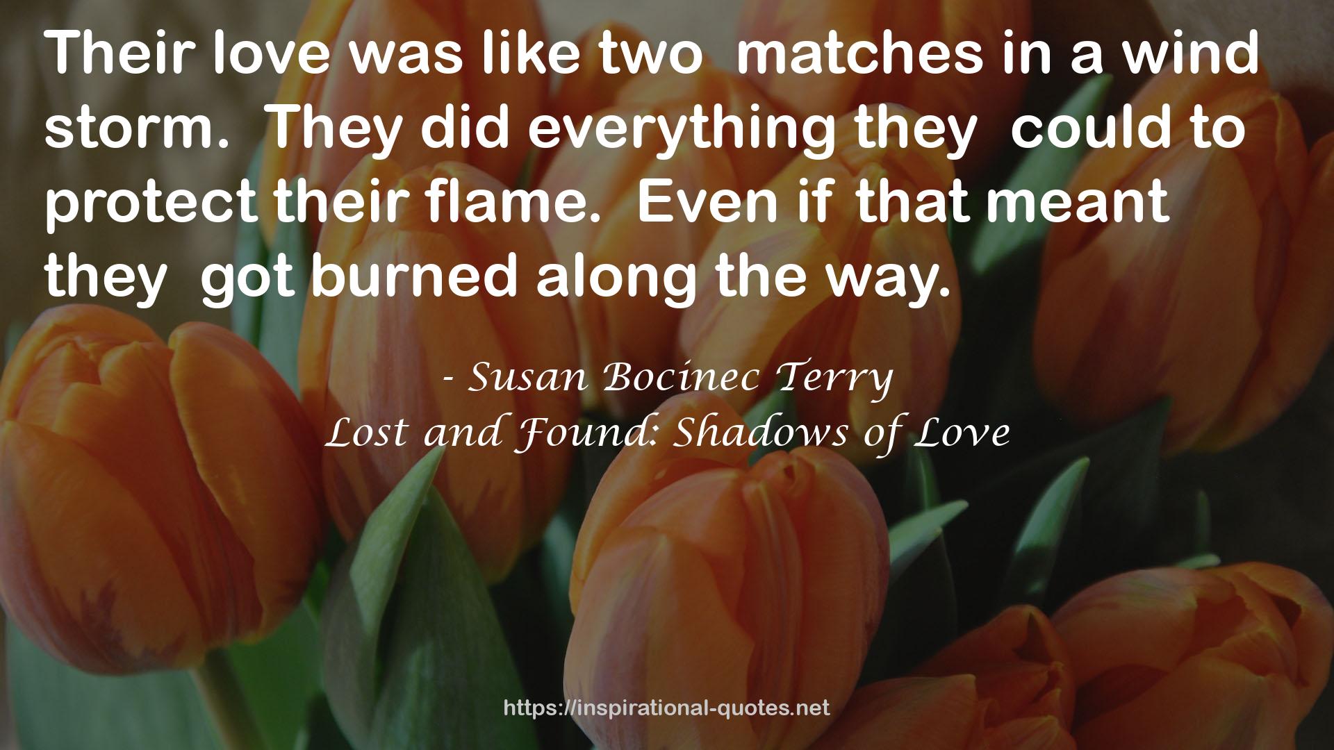 Lost and Found: Shadows of Love QUOTES