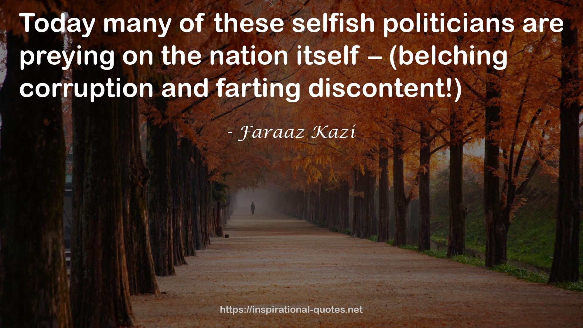 these selfish politicians  QUOTES