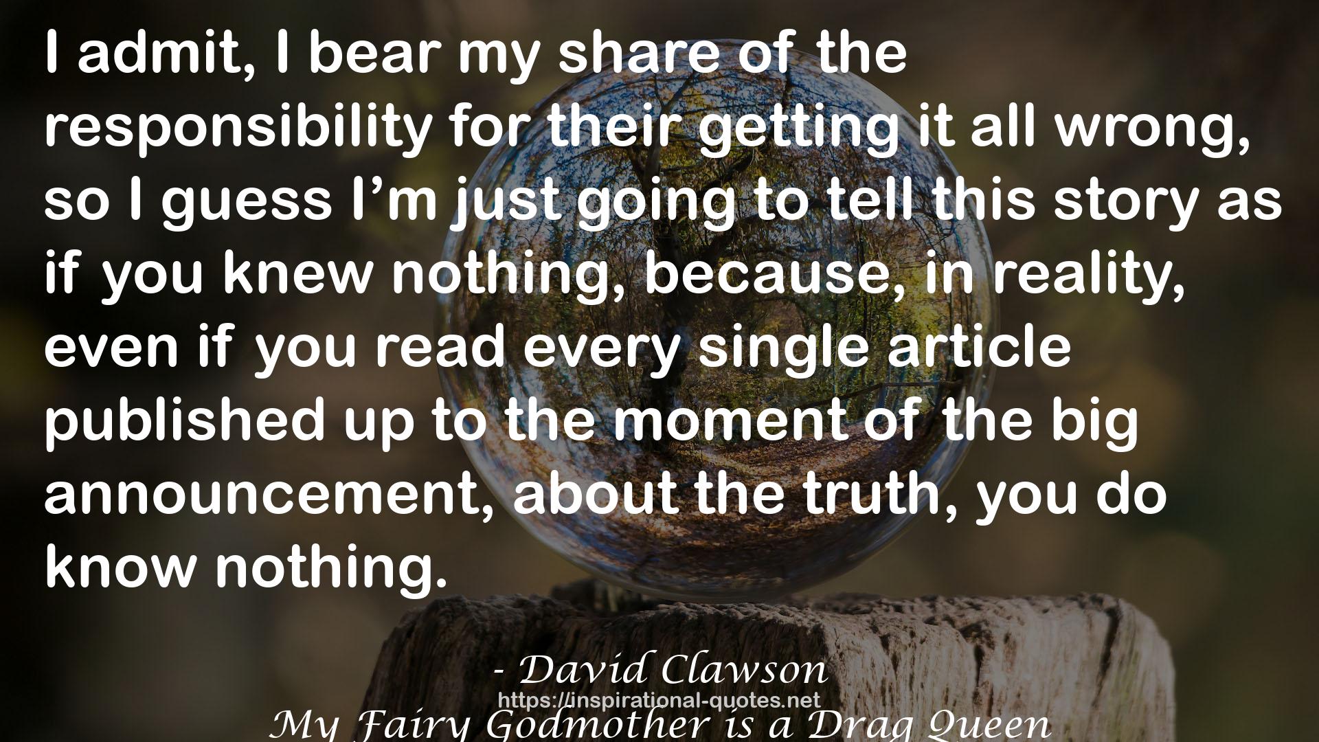 David Clawson QUOTES