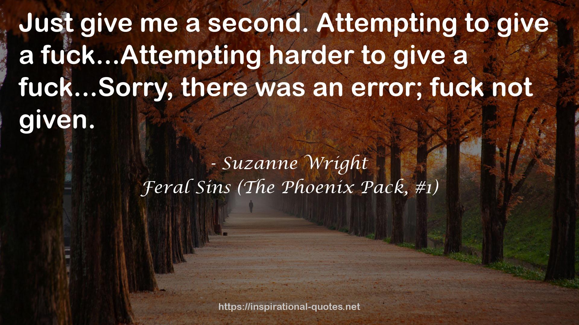 Feral Sins (The Phoenix Pack, #1) QUOTES