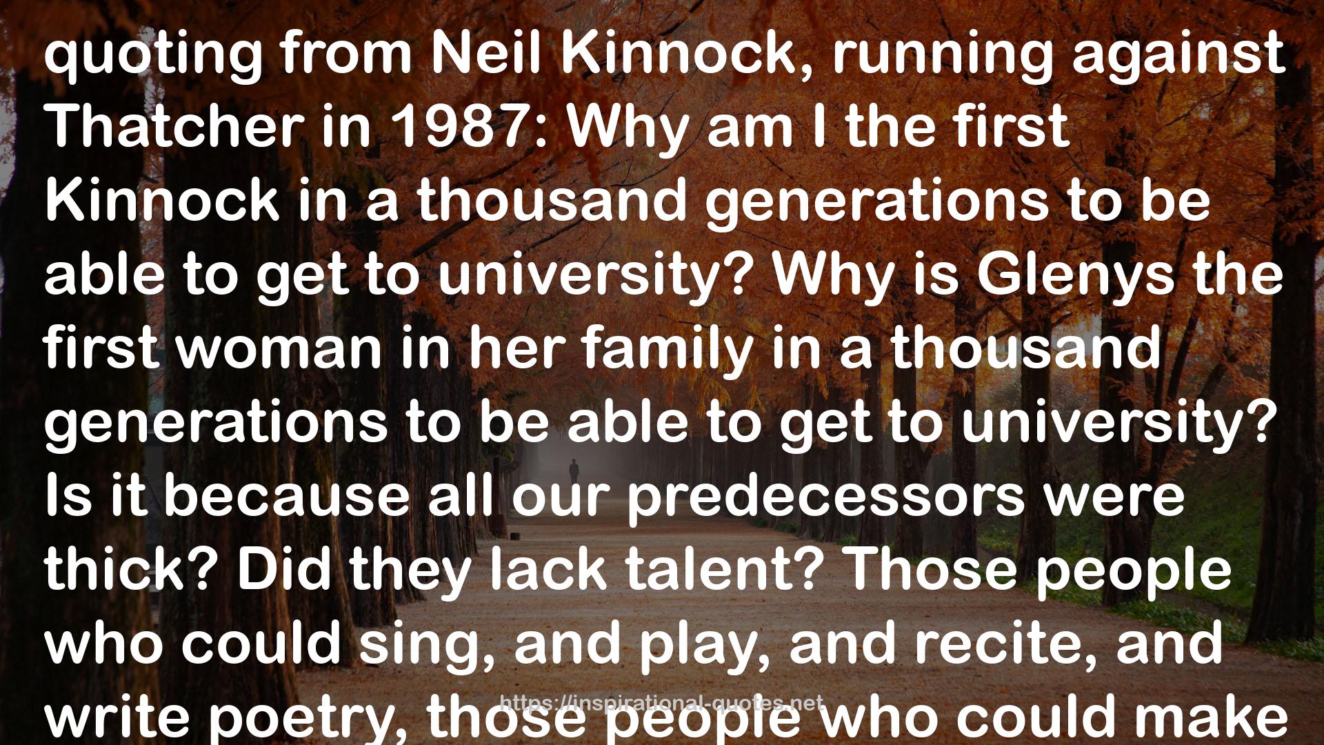 Kinnock  QUOTES