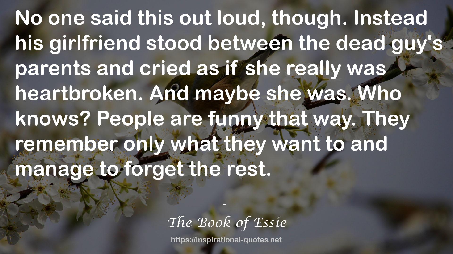 The Book of Essie QUOTES