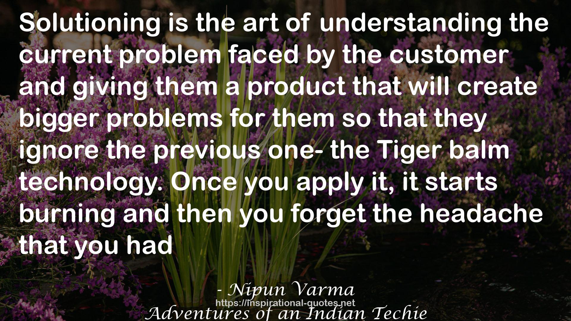 Nipun Varma QUOTES