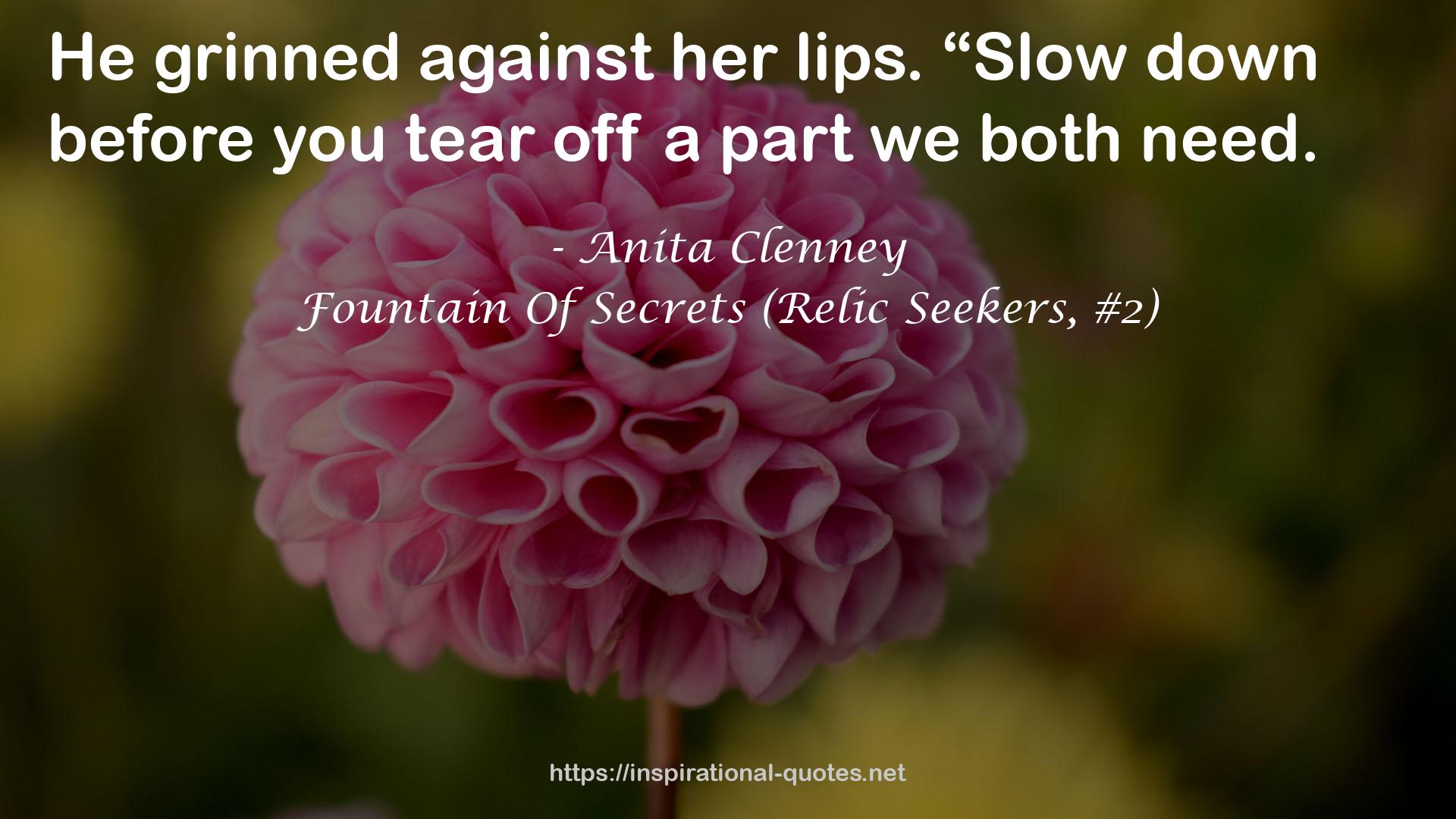 Fountain Of Secrets (Relic Seekers, #2) QUOTES