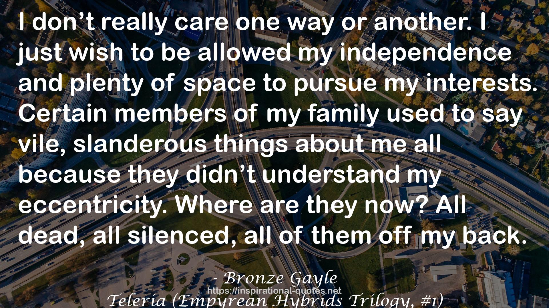 Bronze Gayle QUOTES