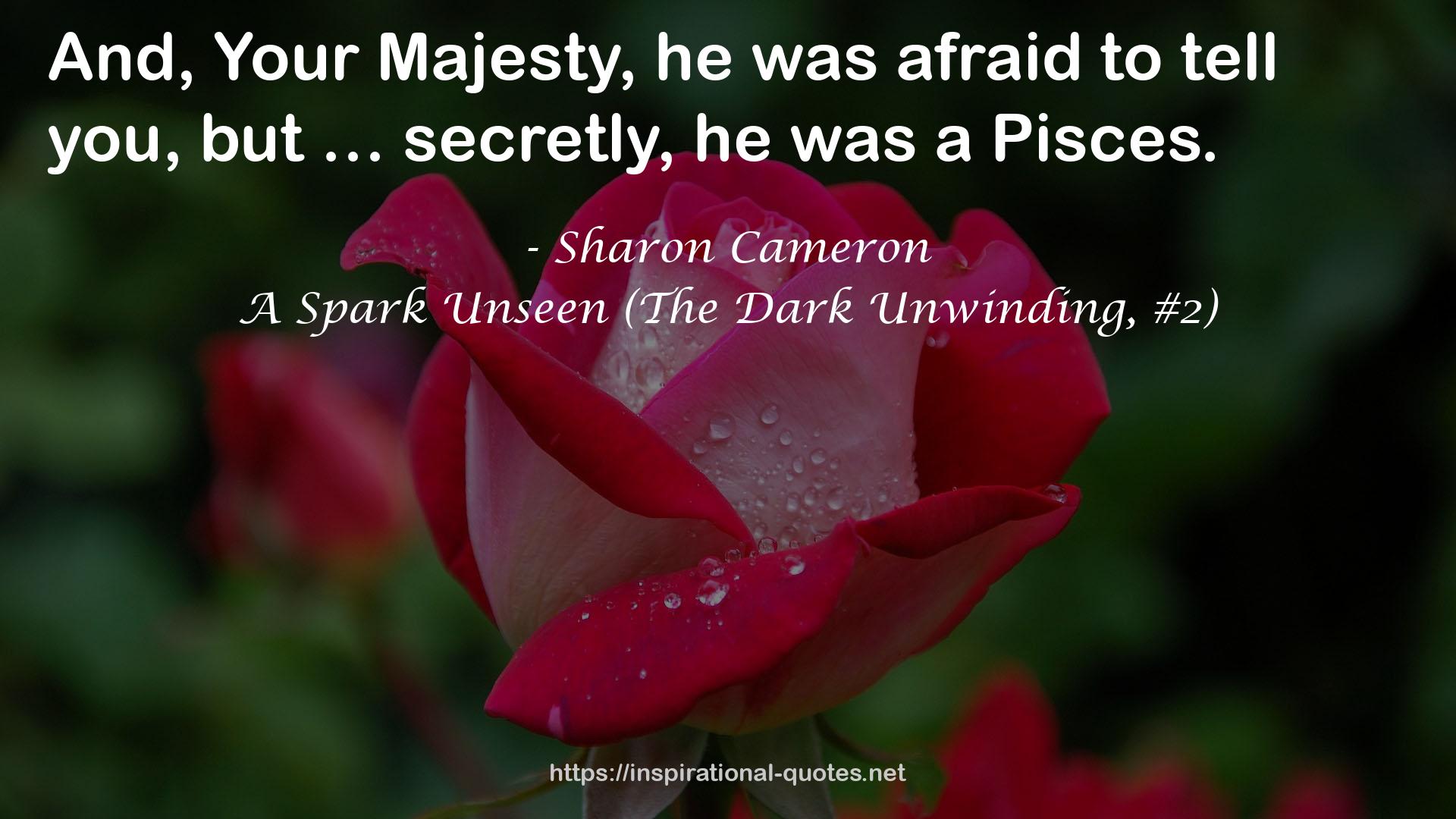 A Spark Unseen (The Dark Unwinding, #2) QUOTES