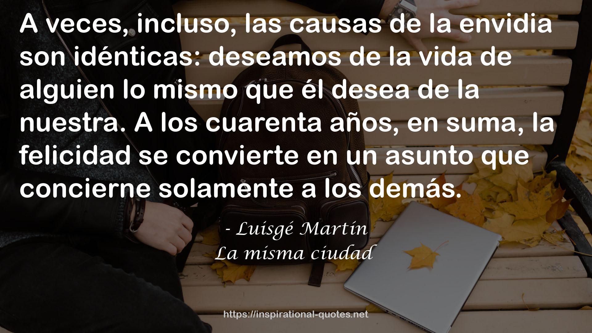 La misma ciudad QUOTES