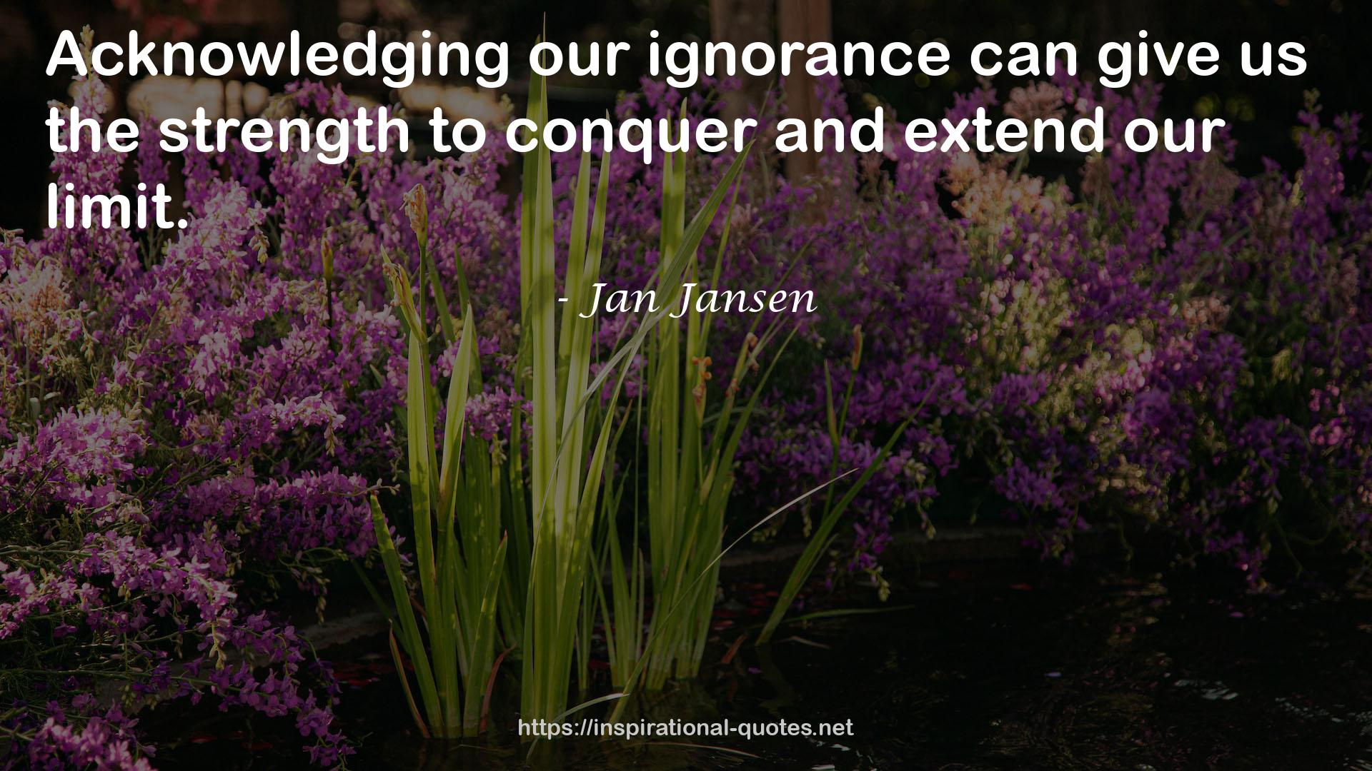 Jan Jansen QUOTES