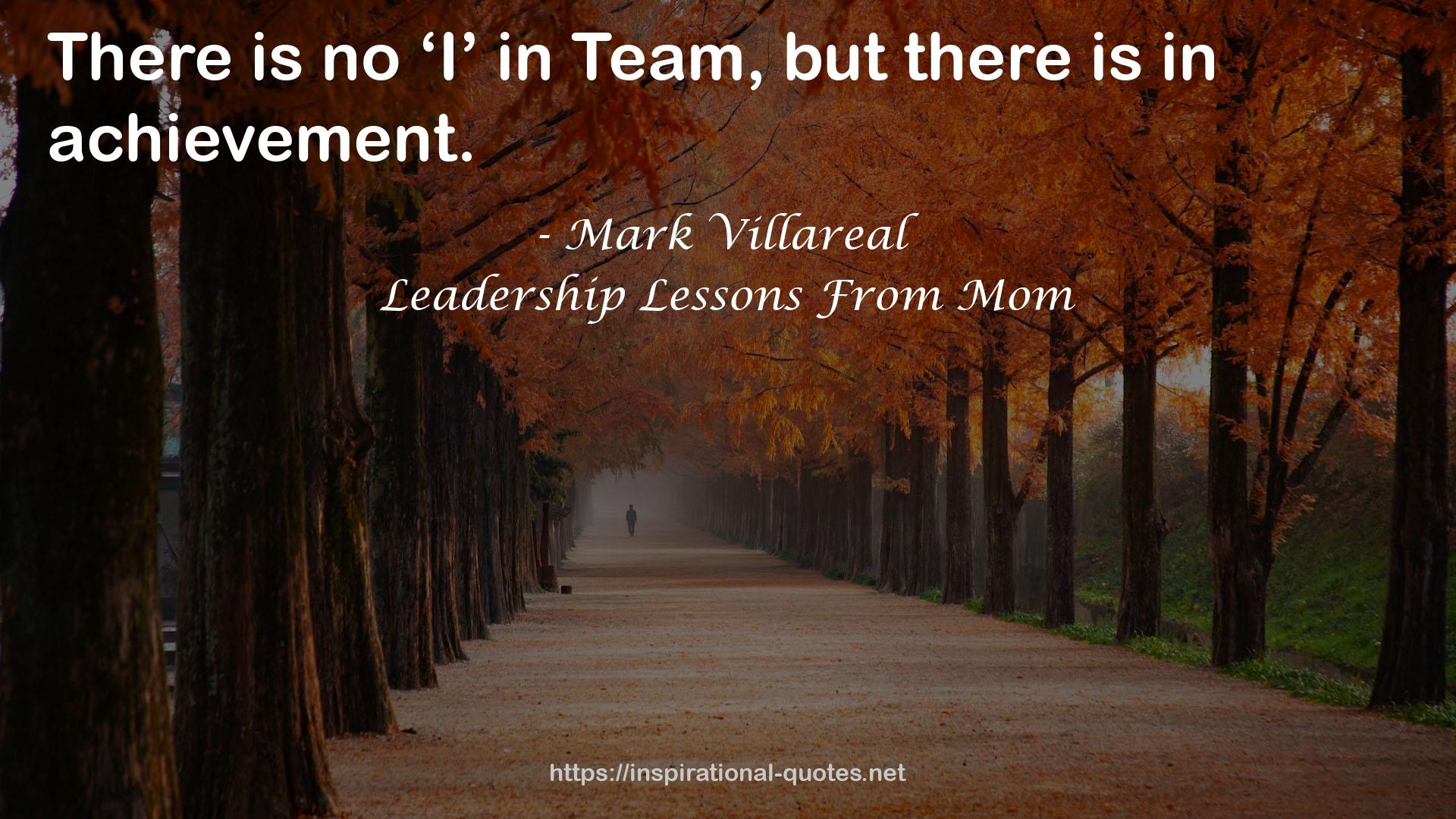 Leadership Lessons From Mom QUOTES