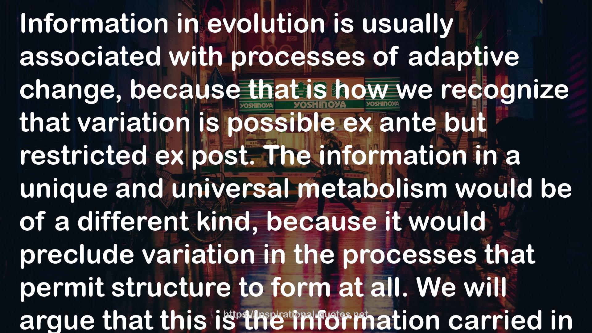 The Origin and Nature of Life on Earth: The Emergence of the Fourth Geosphere QUOTES