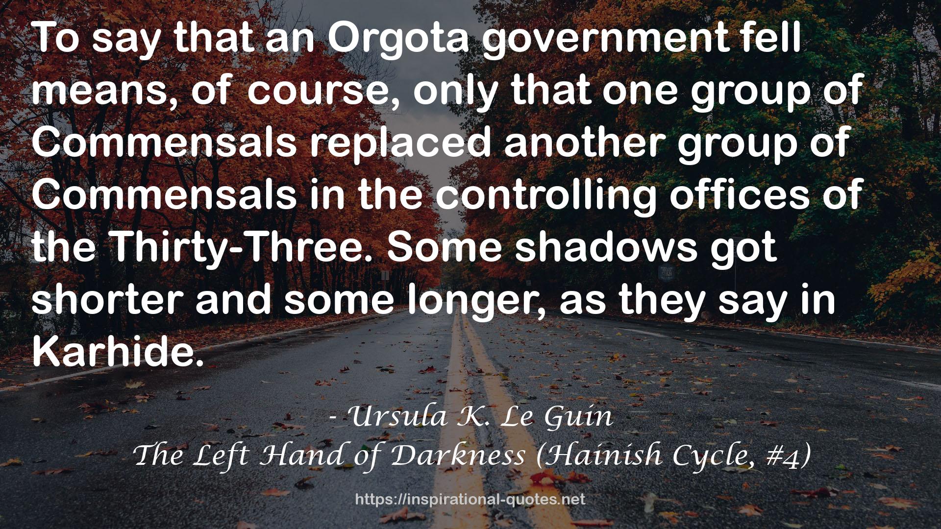 an Orgota government  QUOTES