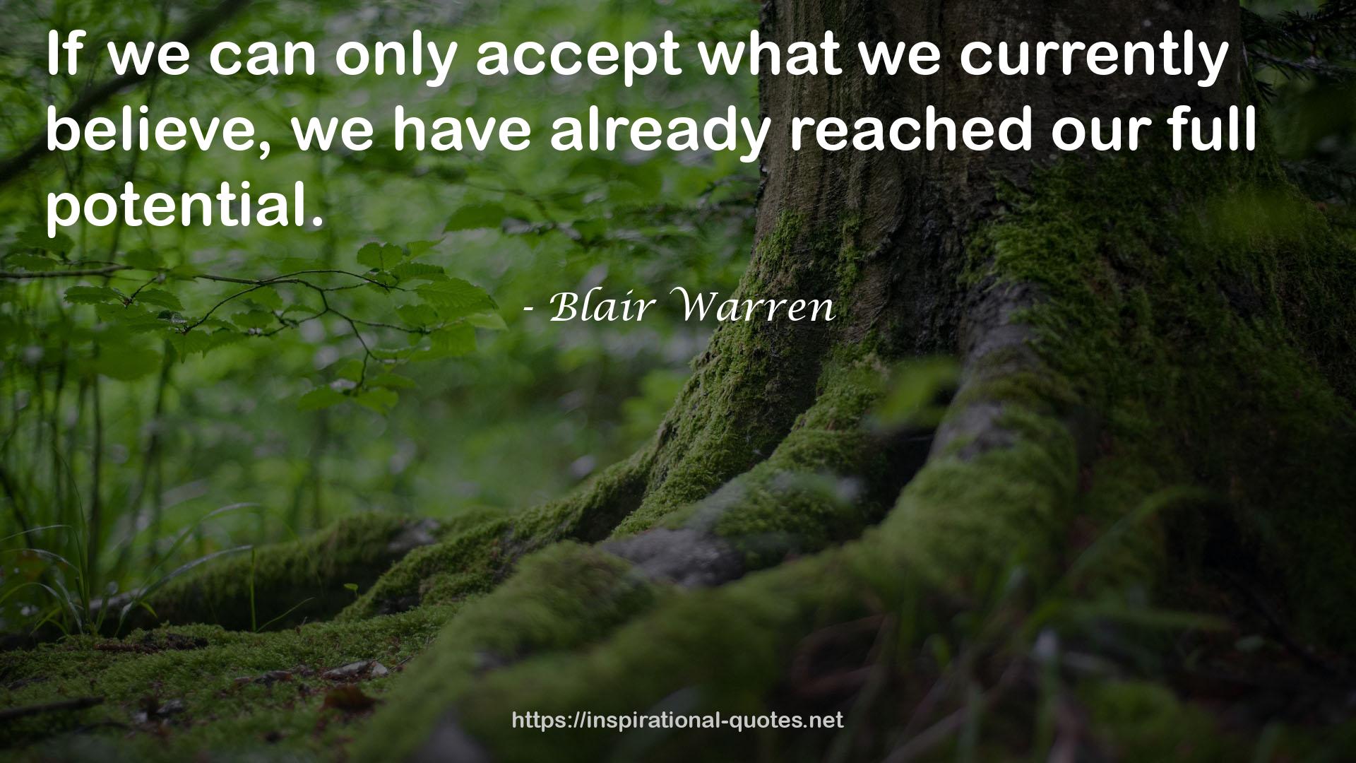 Blair Warren QUOTES