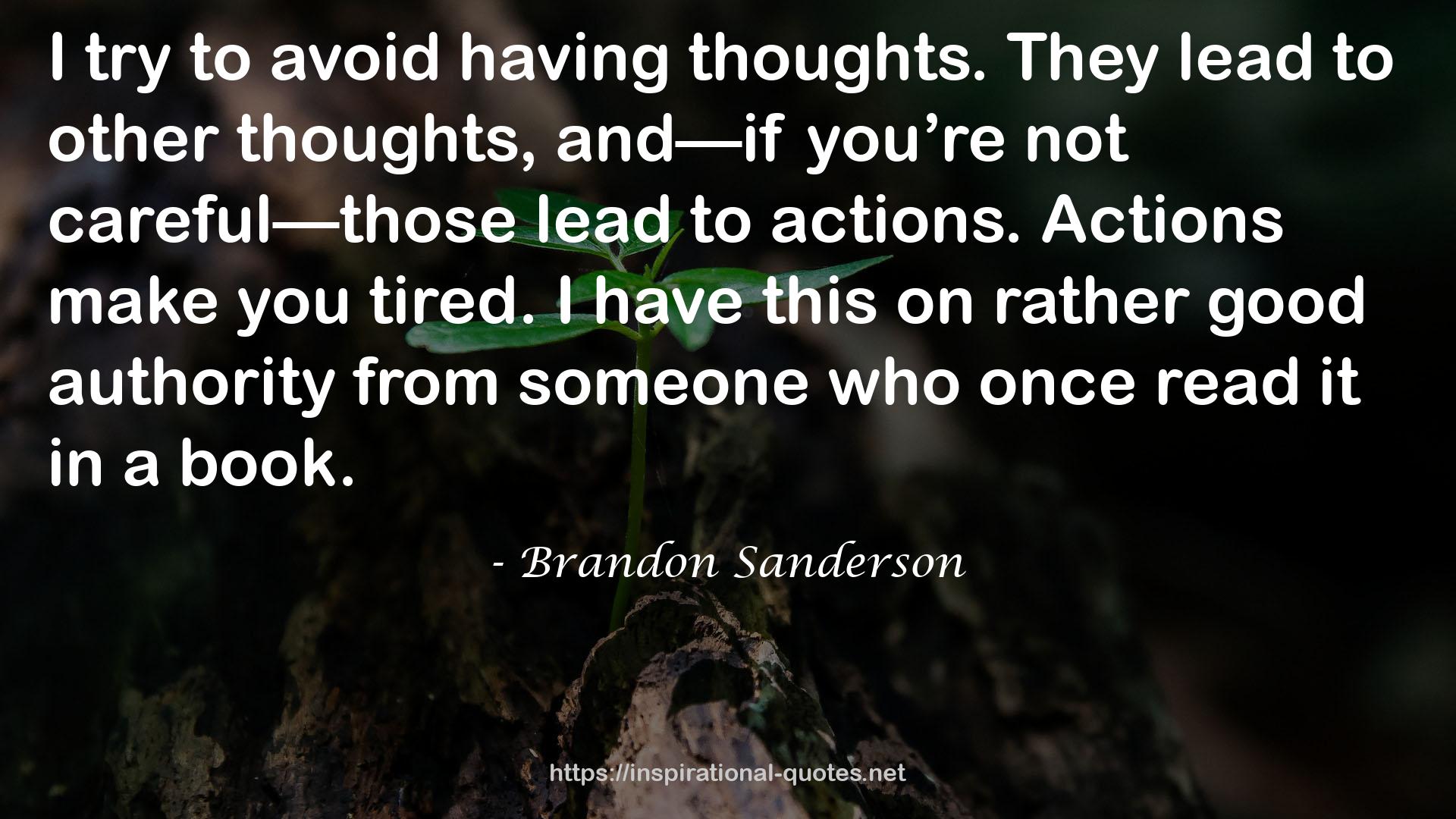 Brandon Sanderson QUOTES