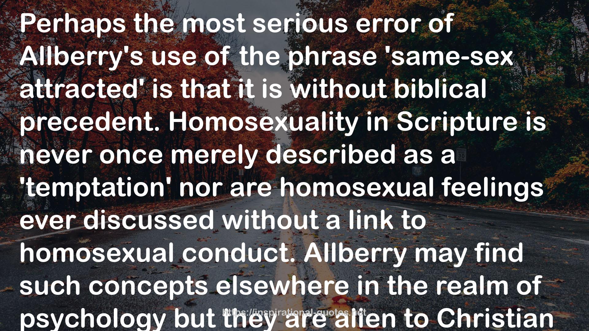 The Hedonism and Homosexuality of John Piper and Sam Allberry: The Truth of Scripture QUOTES