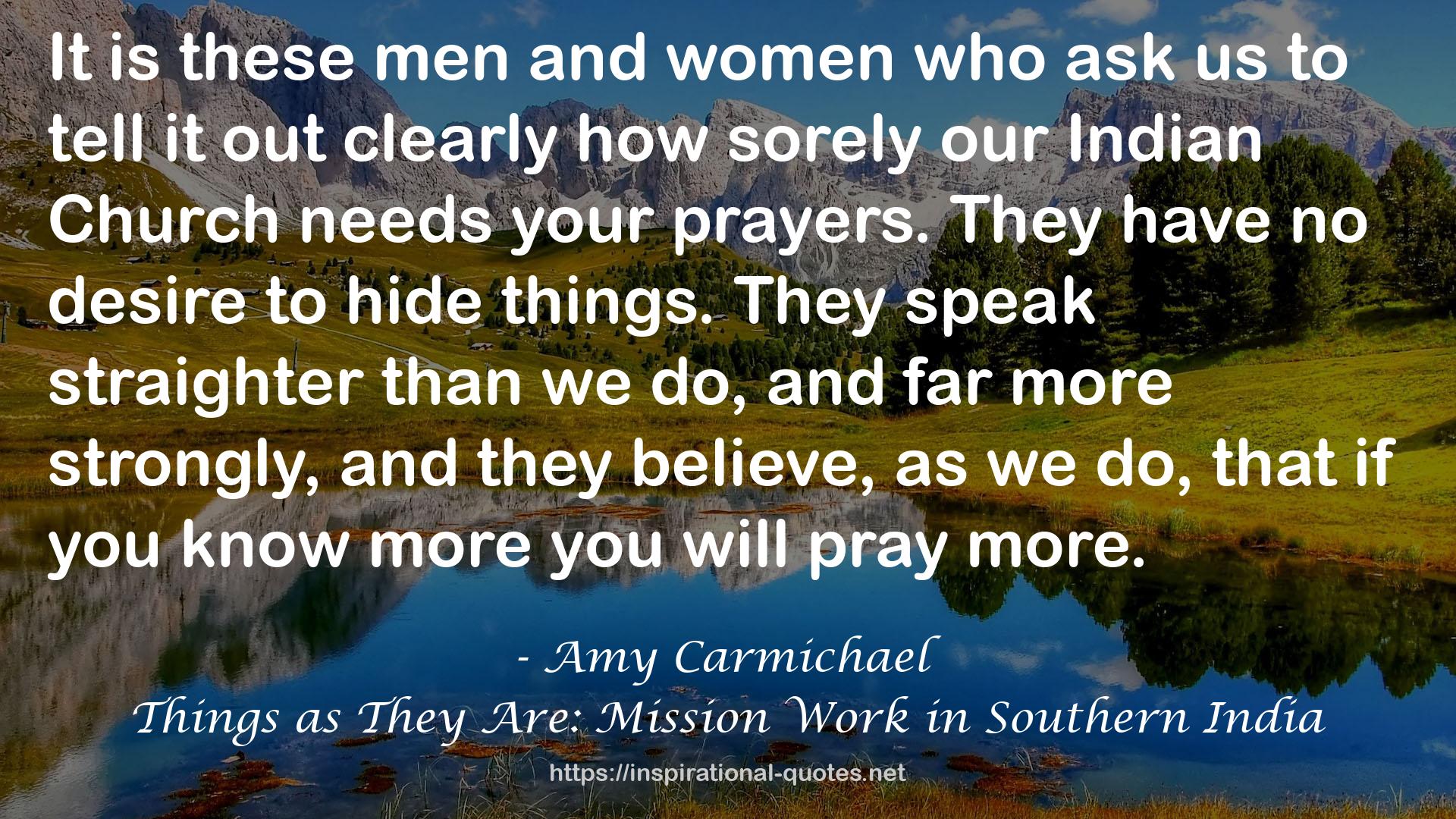 Things as They Are: Mission Work in Southern India QUOTES