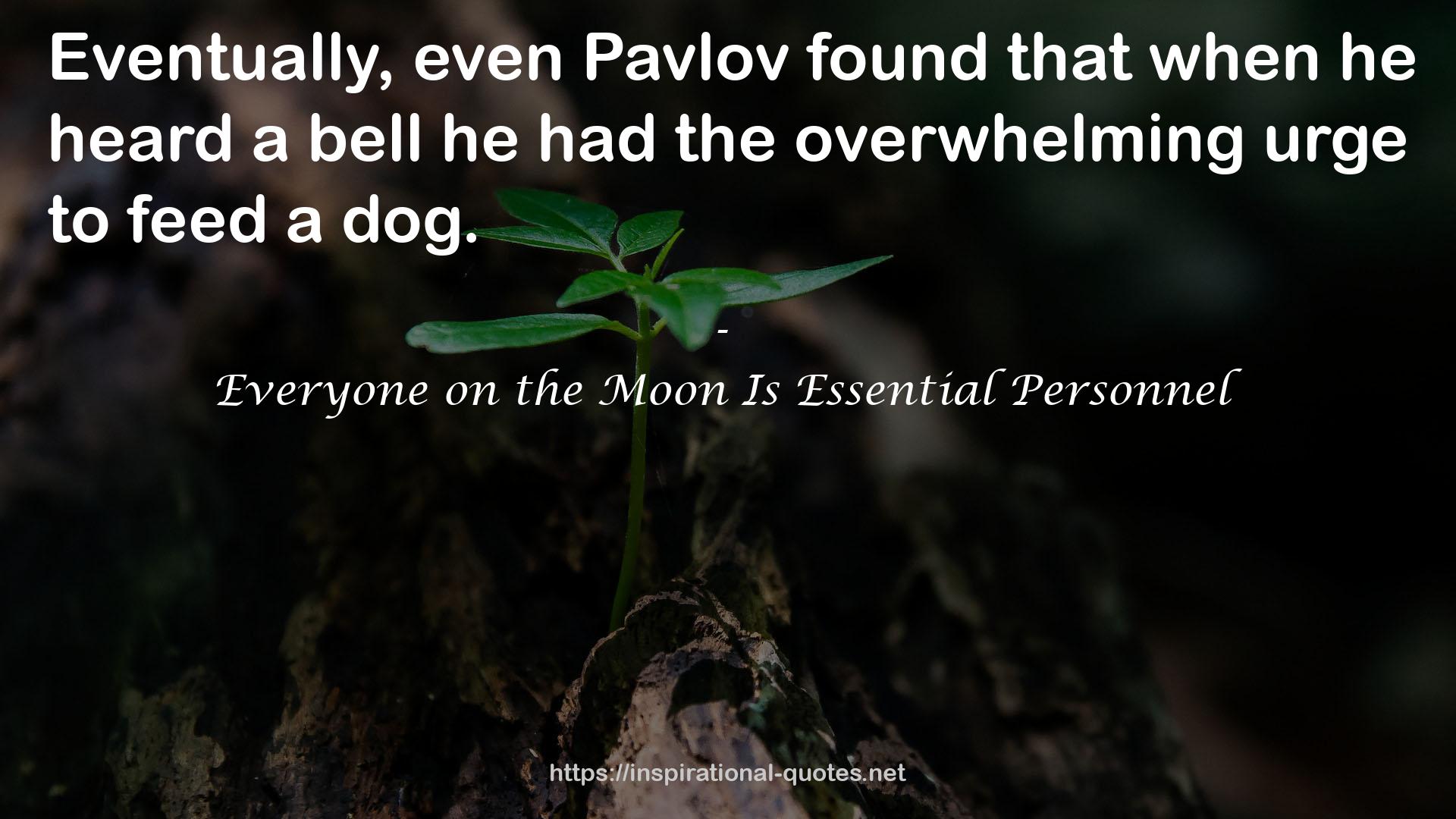 Everyone on the Moon Is Essential Personnel QUOTES