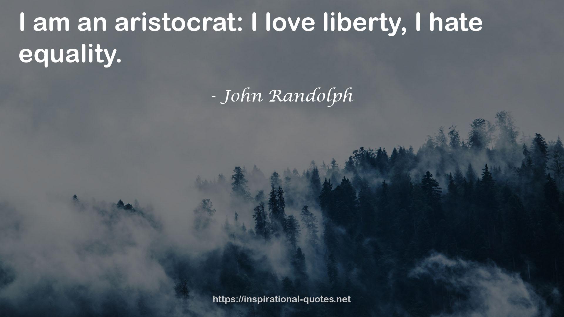 John Randolph QUOTES