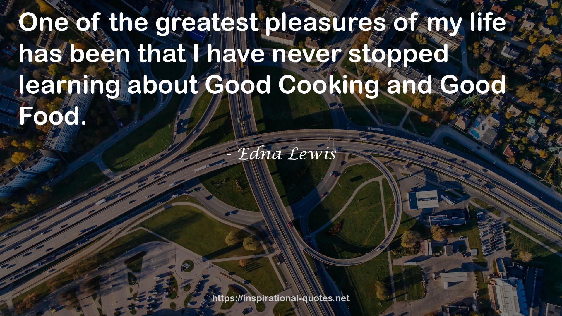 Edna Lewis QUOTES