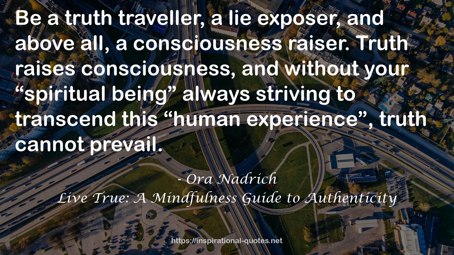 Live True: A Mindfulness Guide to Authenticity QUOTES