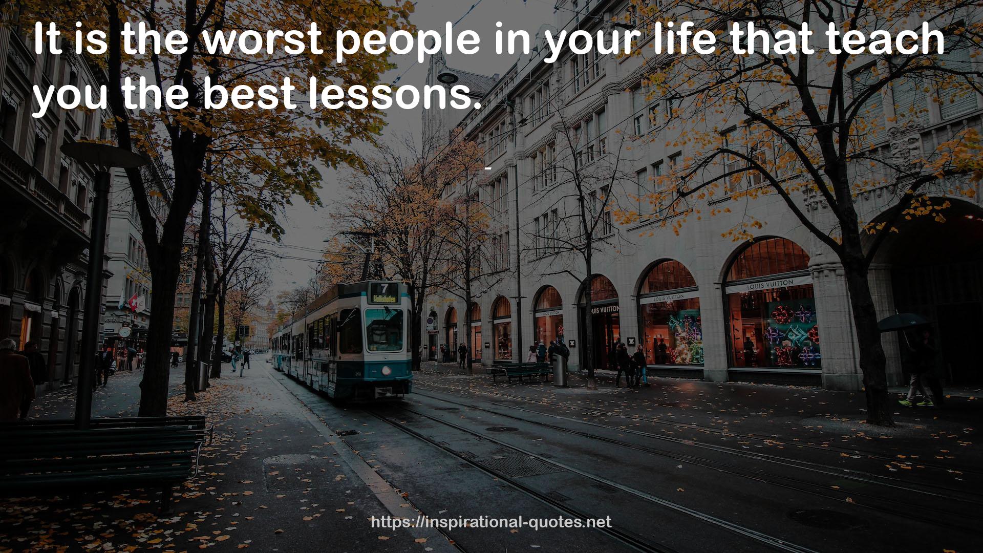 the worst people  QUOTES