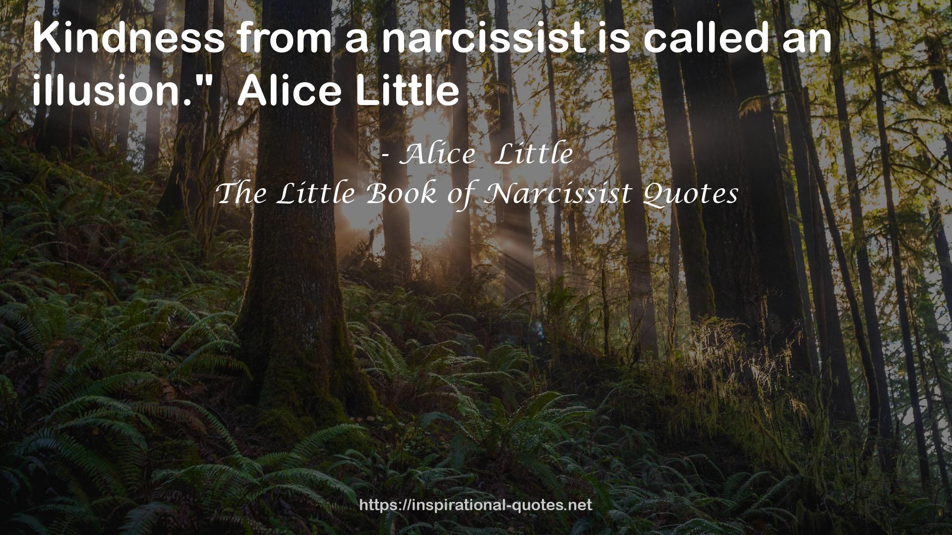 The Little Book of Narcissist Quotes QUOTES