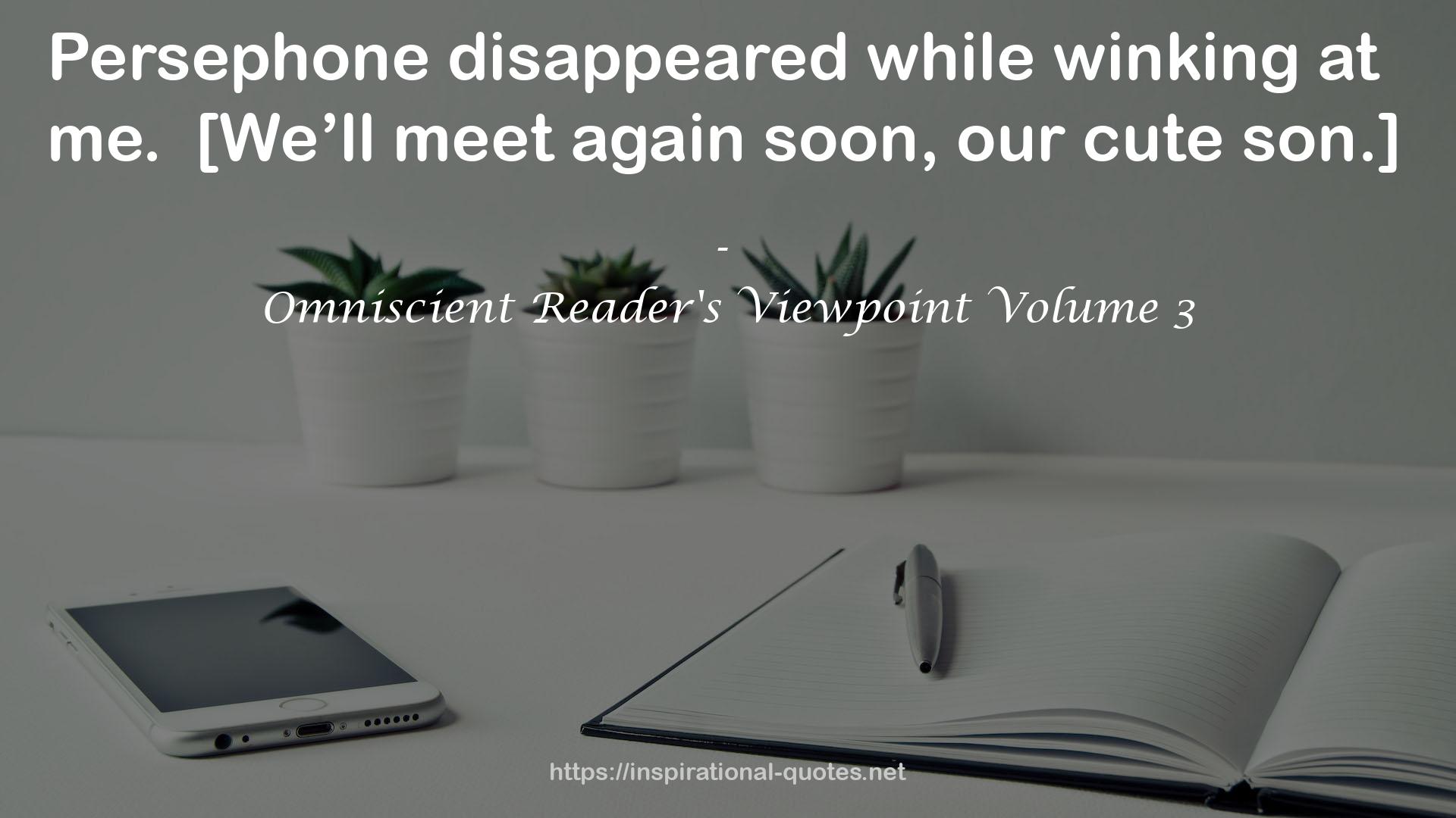 Omniscient Reader's Viewpoint Volume 3 QUOTES