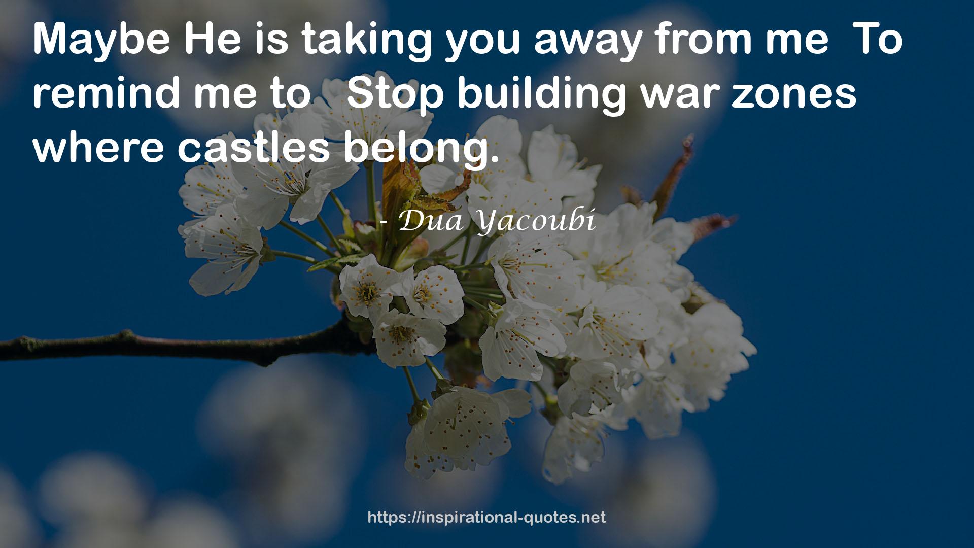 Dua Yacoubi QUOTES