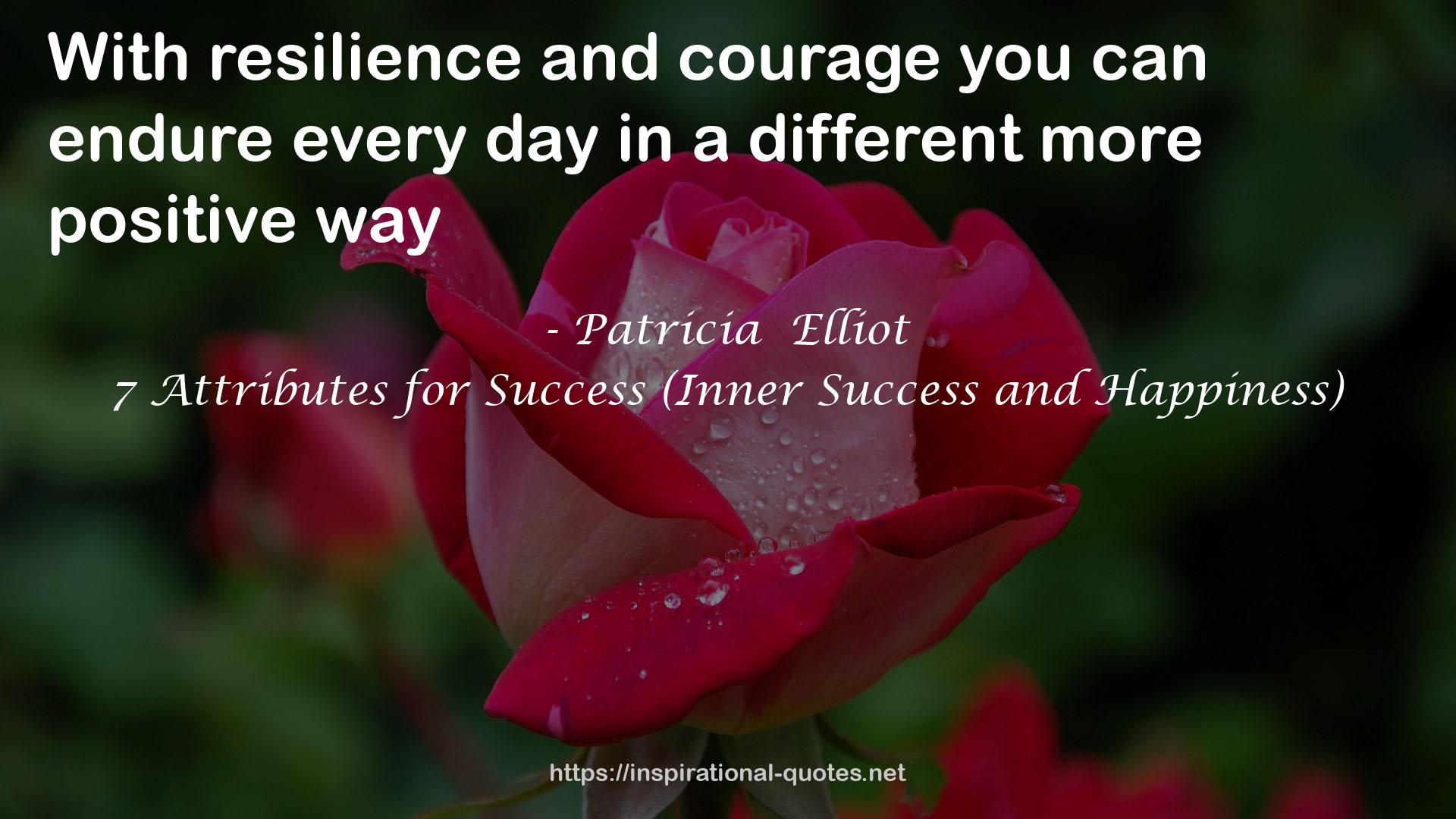 Patricia  Elliot QUOTES