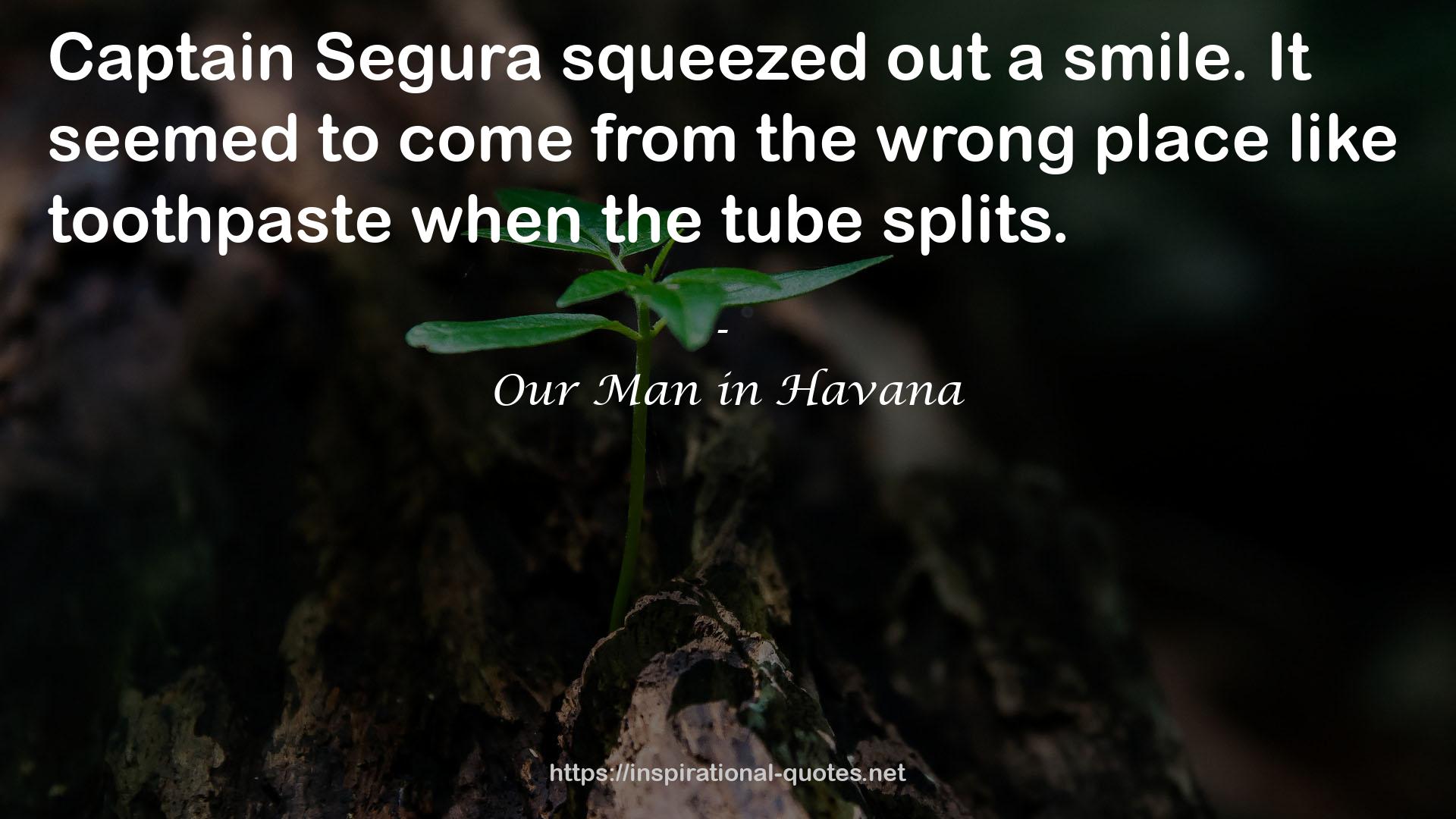 Our Man in Havana QUOTES