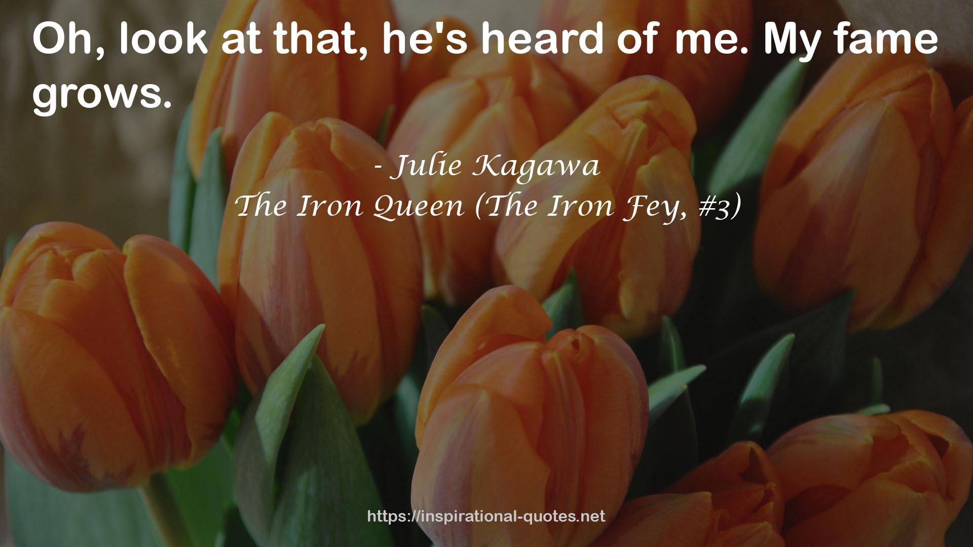 The Iron Queen (The Iron Fey, #3) QUOTES