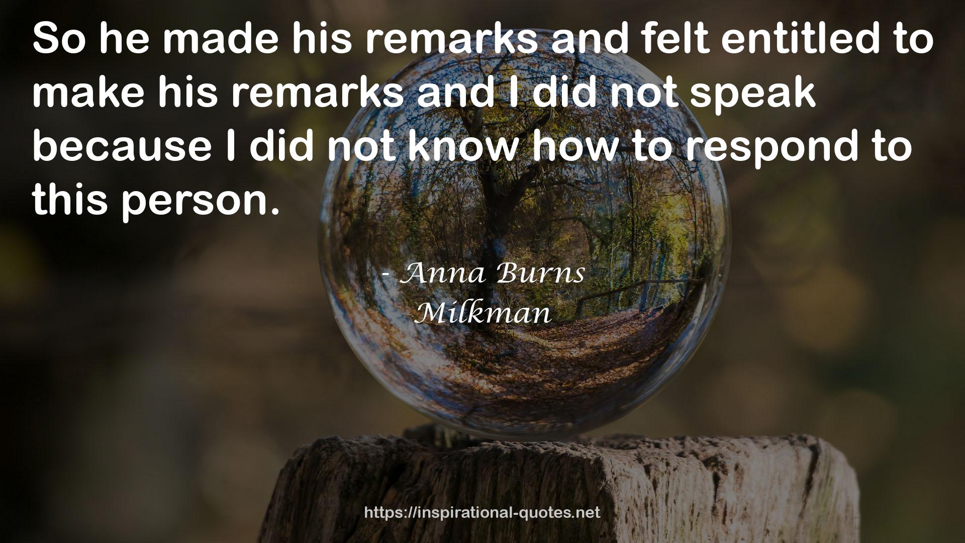 Anna Burns QUOTES