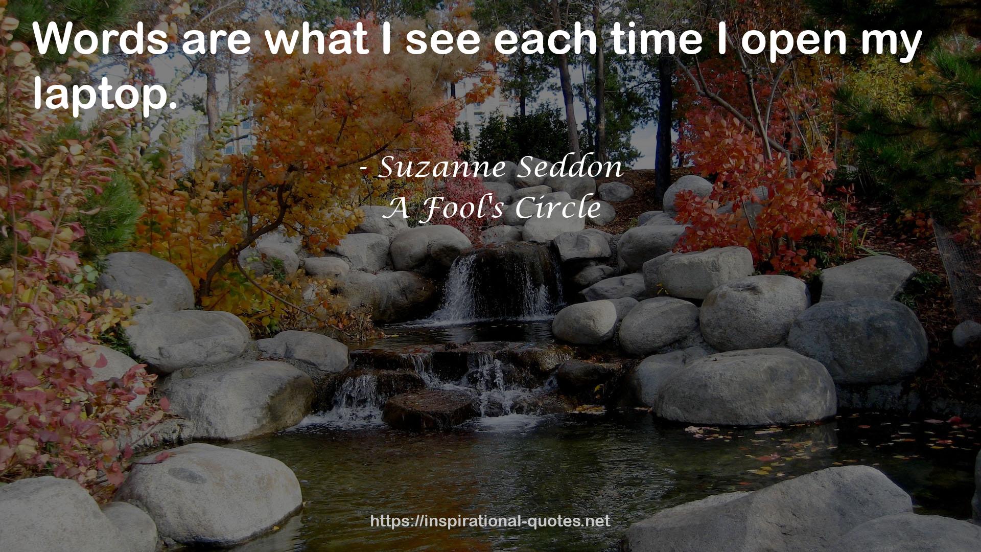 Suzanne Seddon QUOTES