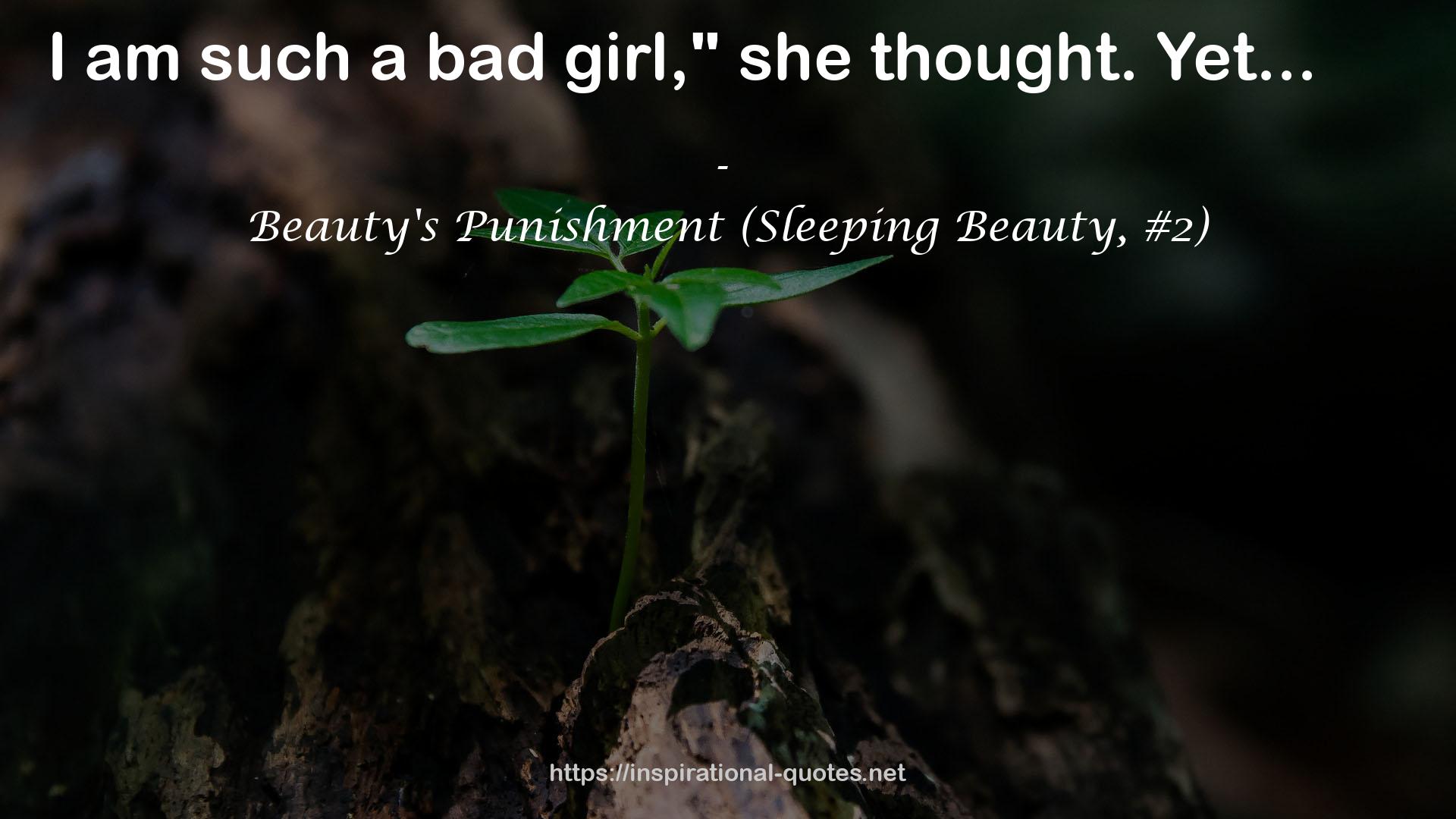 Beauty's Punishment (Sleeping Beauty, #2) QUOTES