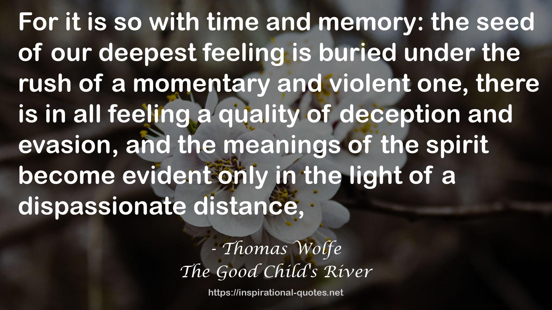 The Good Child's River QUOTES