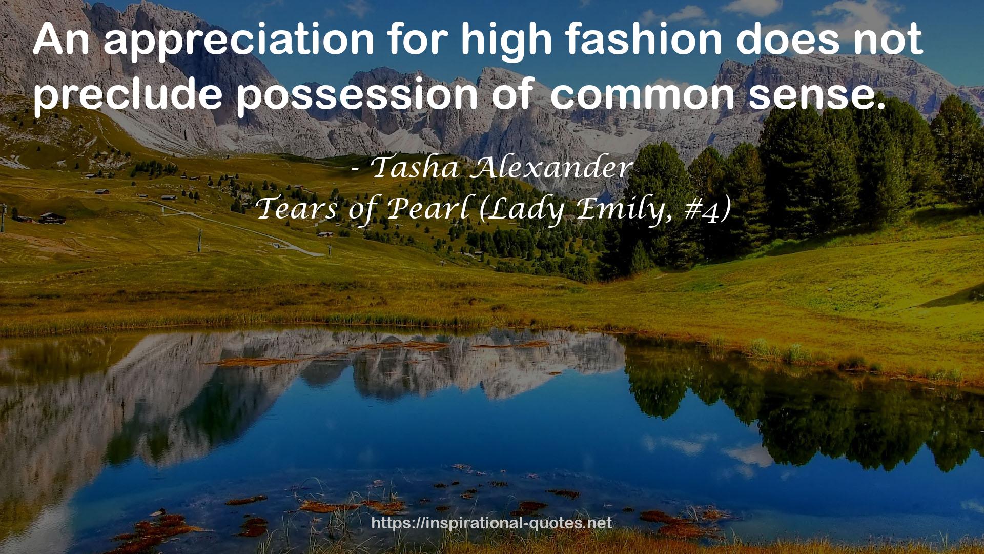 Tears of Pearl (Lady Emily, #4) QUOTES