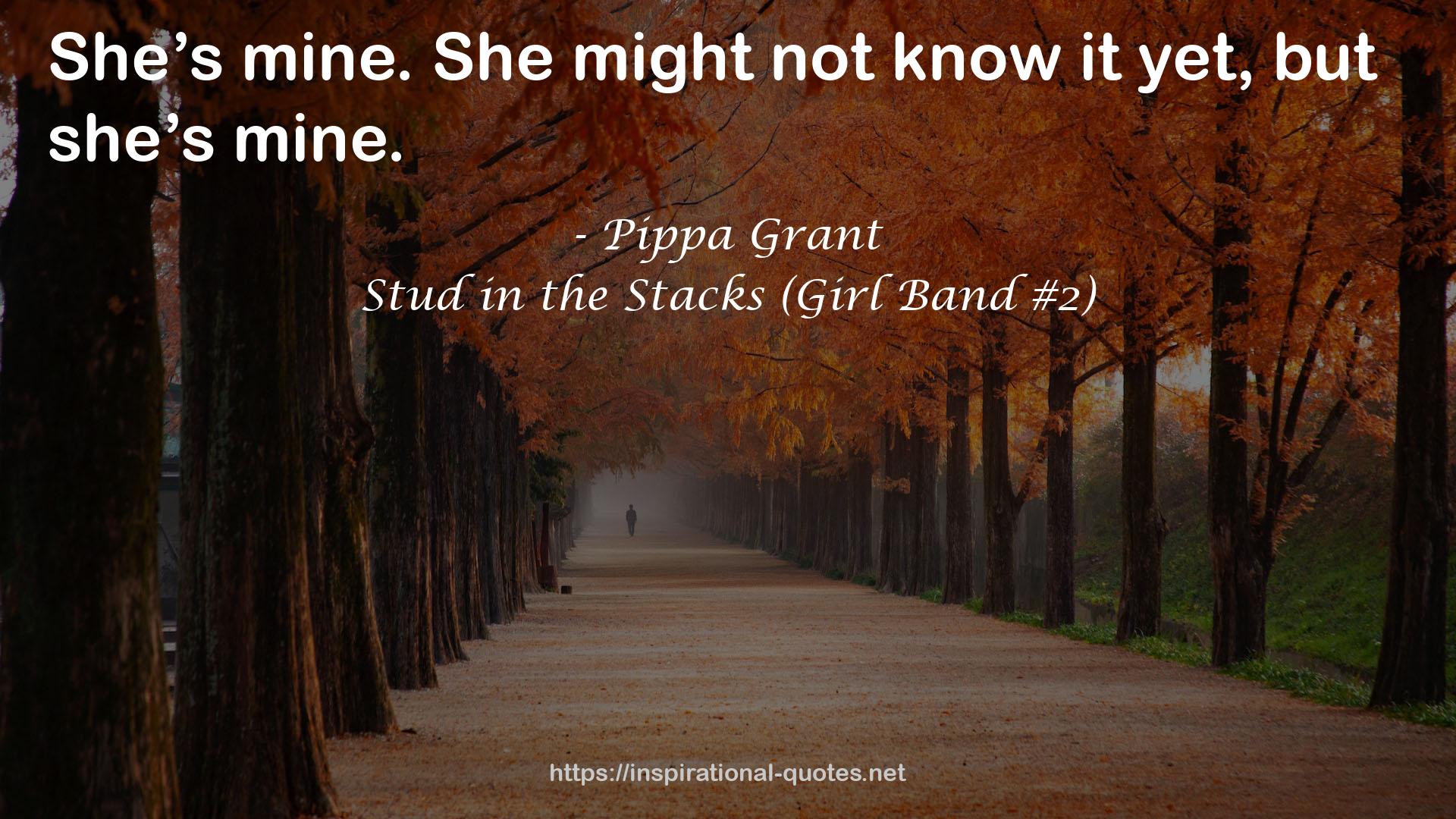 Stud in the Stacks (Girl Band #2) QUOTES