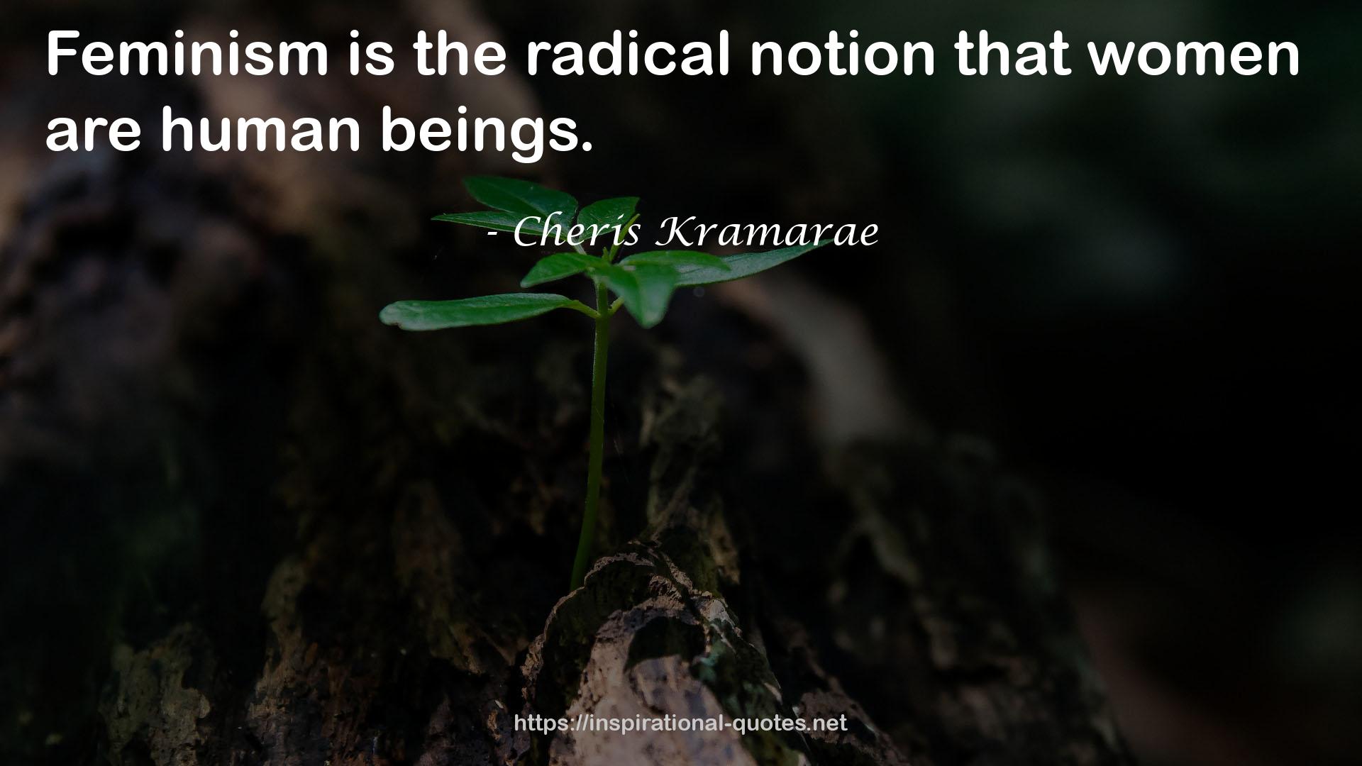 the radical notion  QUOTES