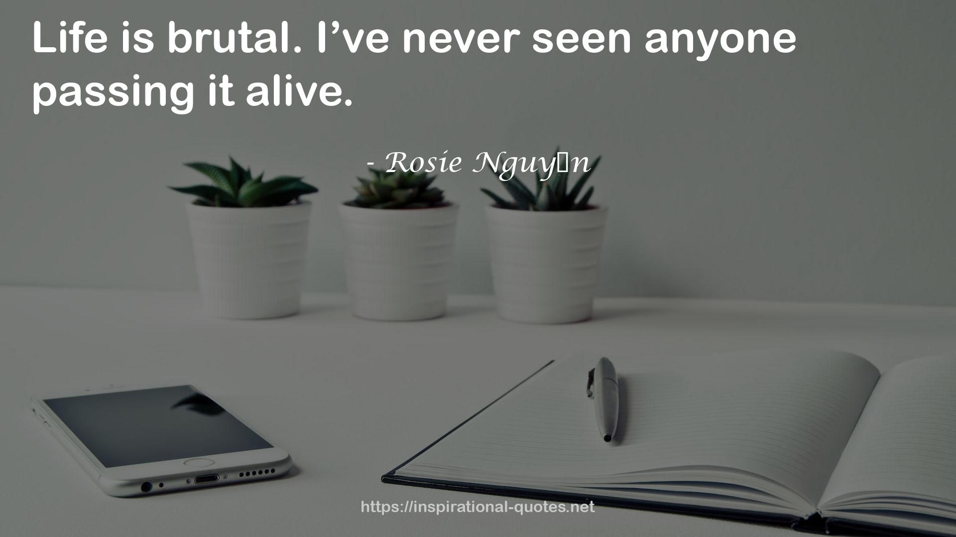 Rosie Nguyễn QUOTES